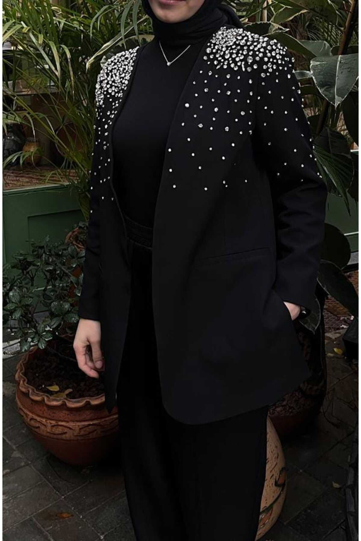 Sofia Kristal Taşlı Ceket
