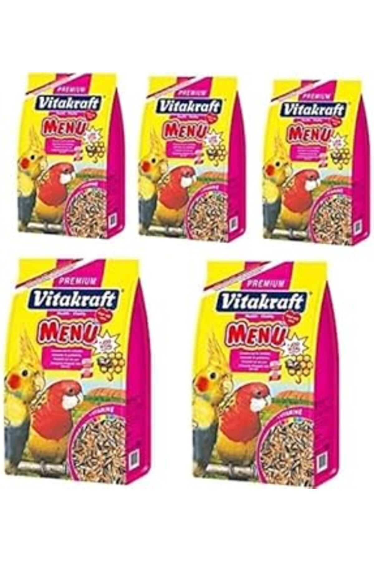 Mu Art Ahşap Vitakraft Menü Paraket Yemi 1000 G X 5 Adet