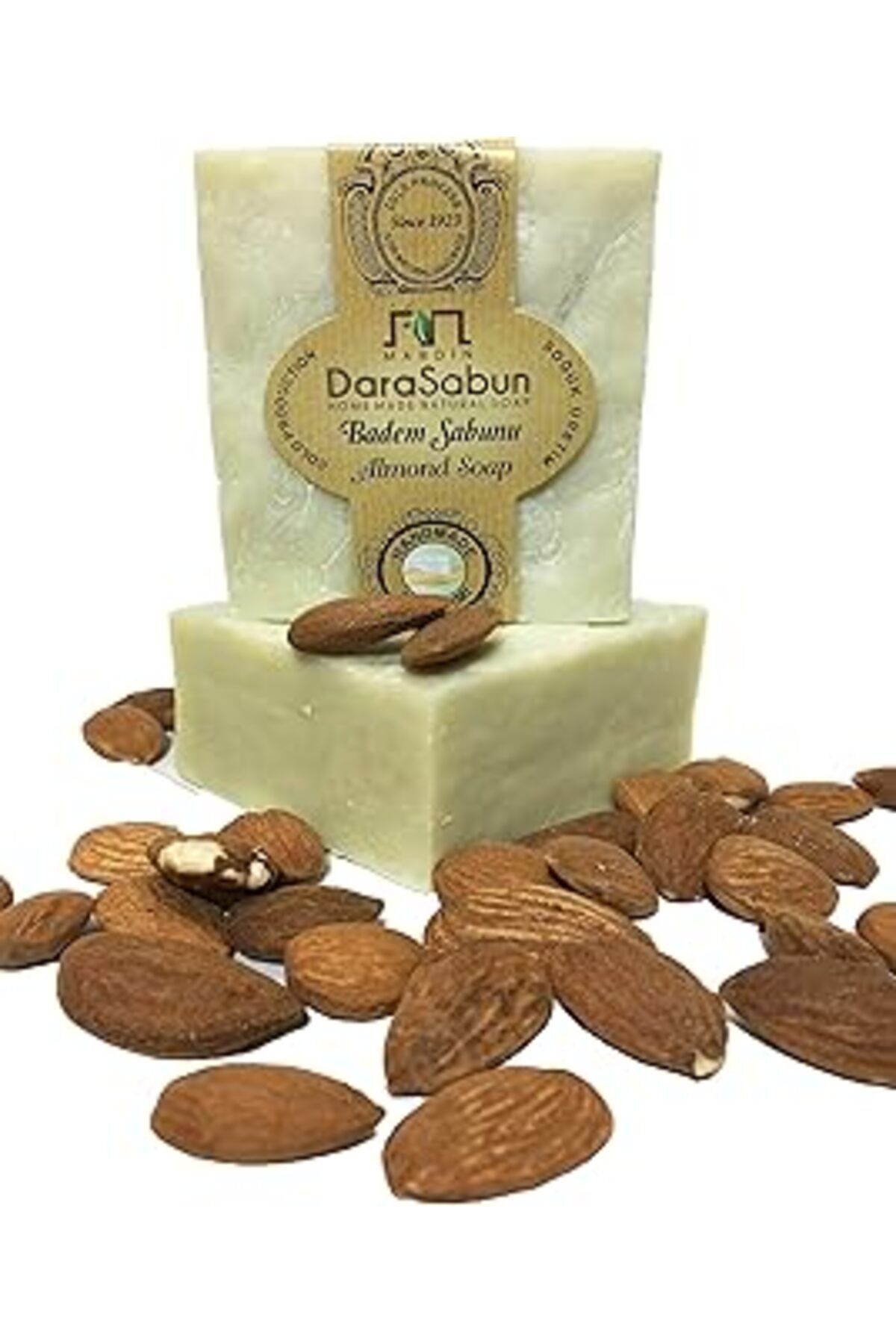 Mu Art Ahşap Darasabun Doğal Badem Sabunu 140 Gr X 2 Adet