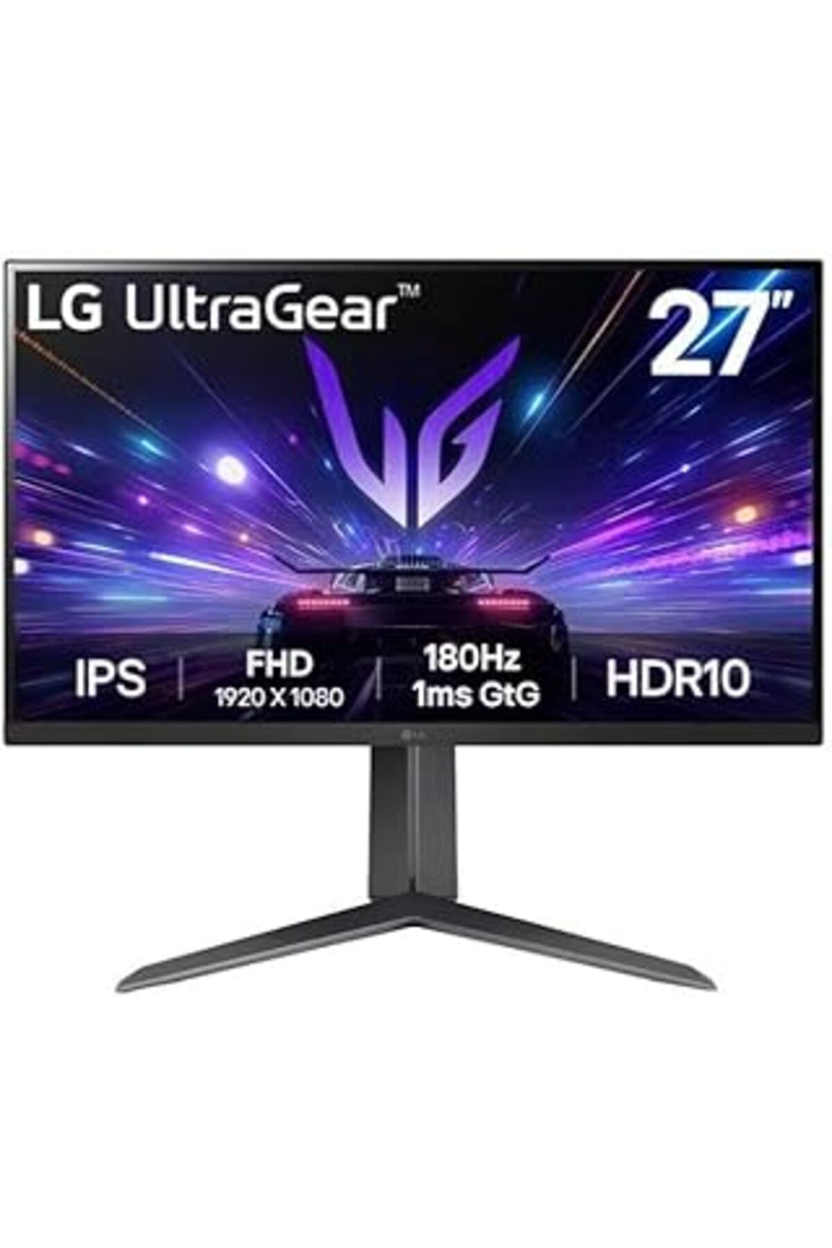Mu Art Ahşap Lg Ultragear 27Gs65F-B 27 Inç Fhd 180Hz 1Ms Pivot Asansör Nvidia G-Sync Ips Gaming Monitör