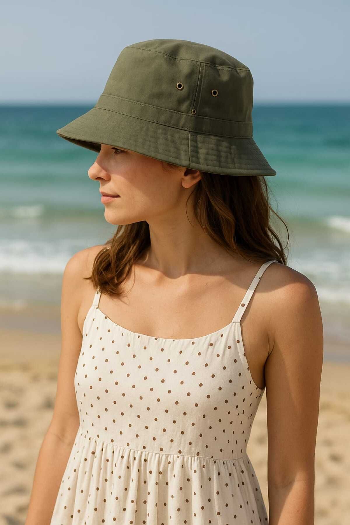 WOHOME BAĞCIKLI UNISEX SAFARİ KATLANABİLİR ŞAPKA OUTDOOR