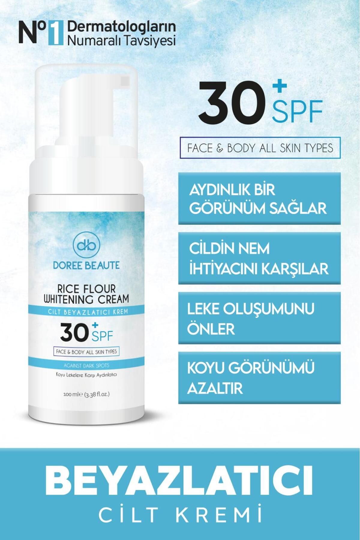 DOREE BEAUTE Cilt beyazlatıcı krem 150 ml
