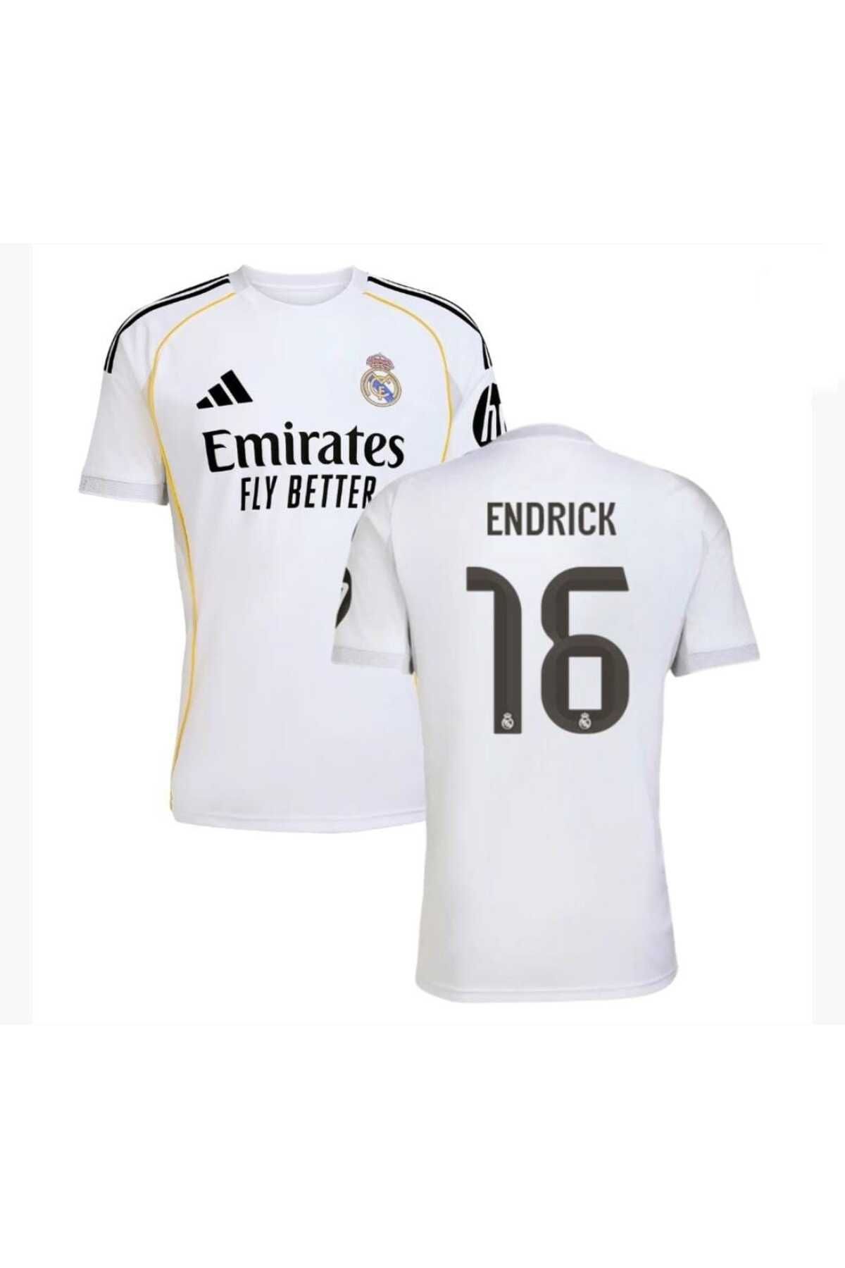BYSPORTAKUS Real Madrid 2025-26 Yeni Sezon Endrick iç Saha Forması