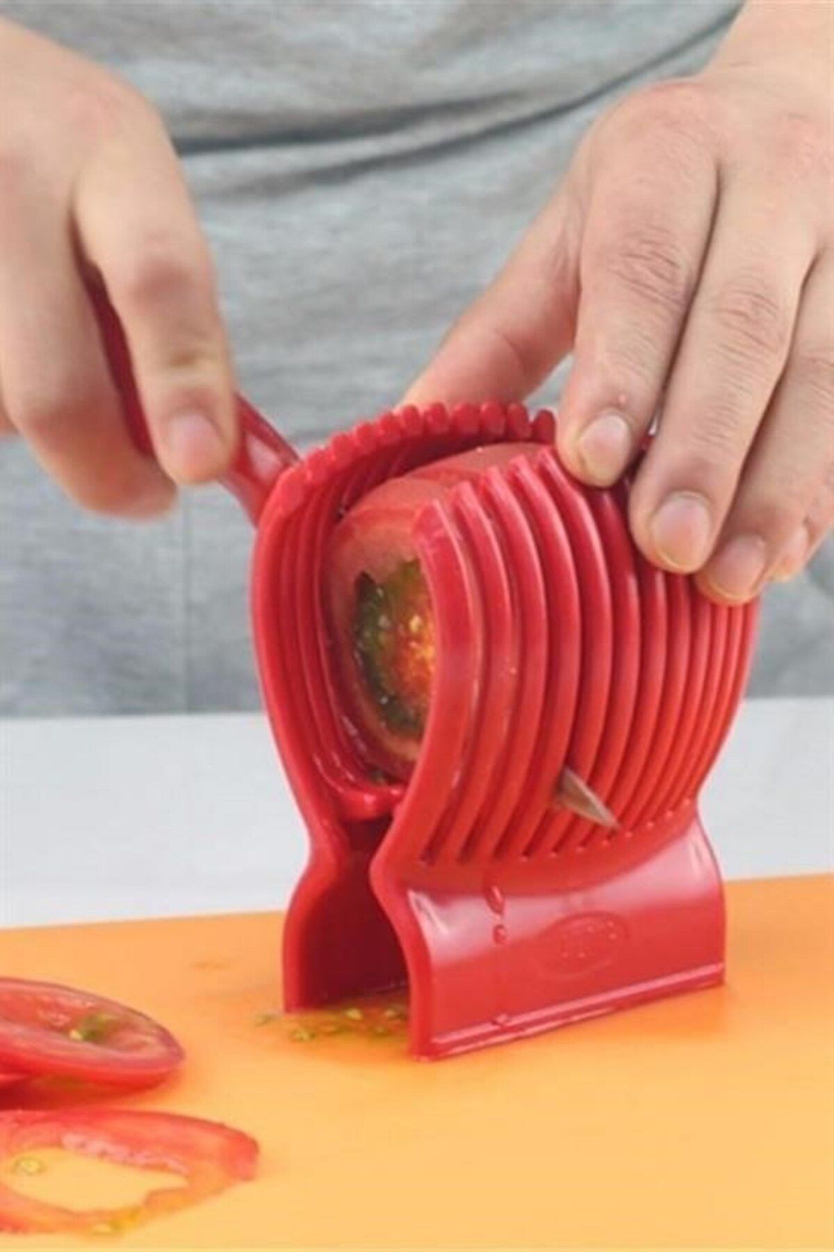 Skygo-BUFFER® Practical Easy Fruit and Vegetable Slicing Apparatus with Latch 3