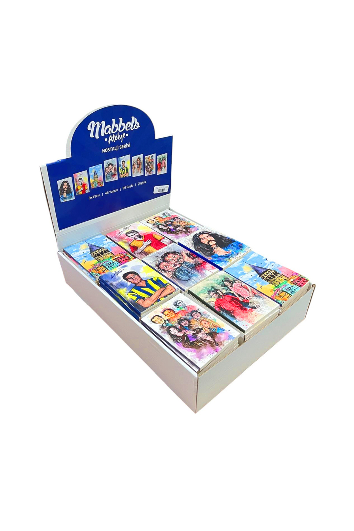 Banadabak ATÖLYE NOT DEFTERİ 233-11025 NOSTALJİ SERİSİ ÇİZGİSİZ 96 SAYFA 9X13 CM(1 ADET FİYATIDIR)