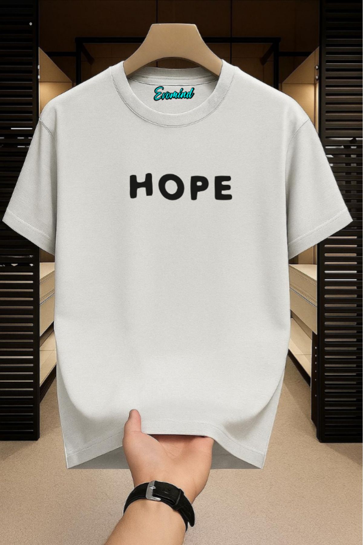 Evomind Hope Baskılı Unisex T-shirt