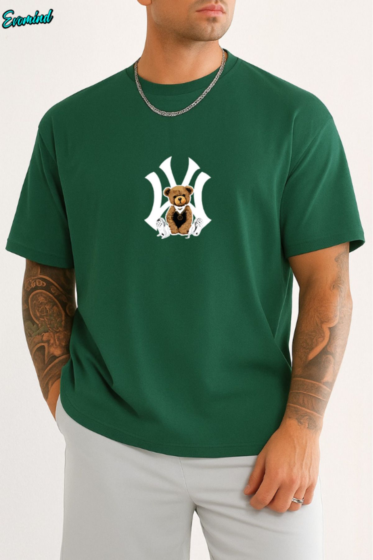 Evomind NY Baskılı Unisex T-shirt