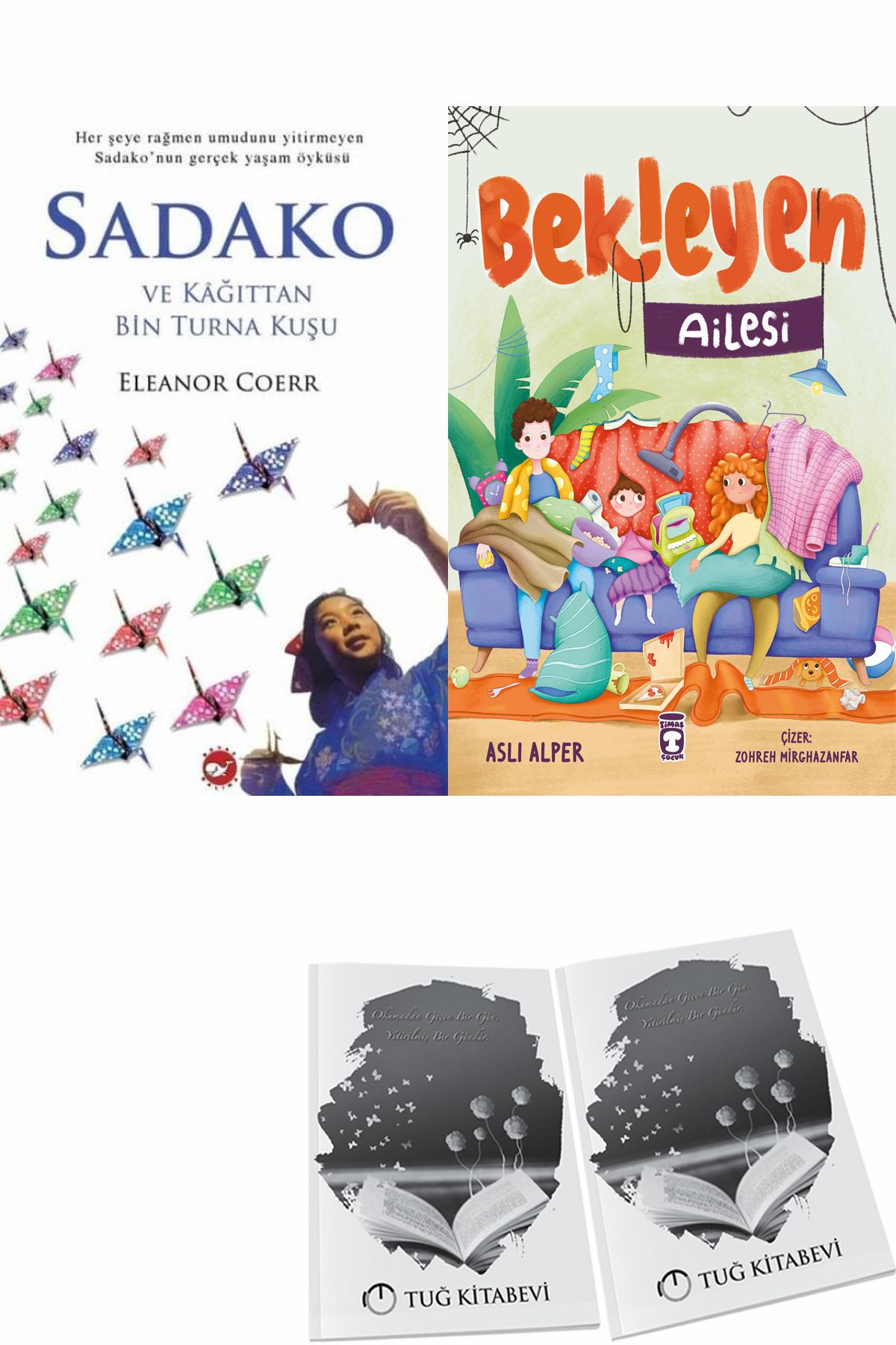 Beyaz Balina Yayınları Sadako ve Kağıttan Bir Turna Kuşu ve Bekleyen Ailesi + Hediyeli