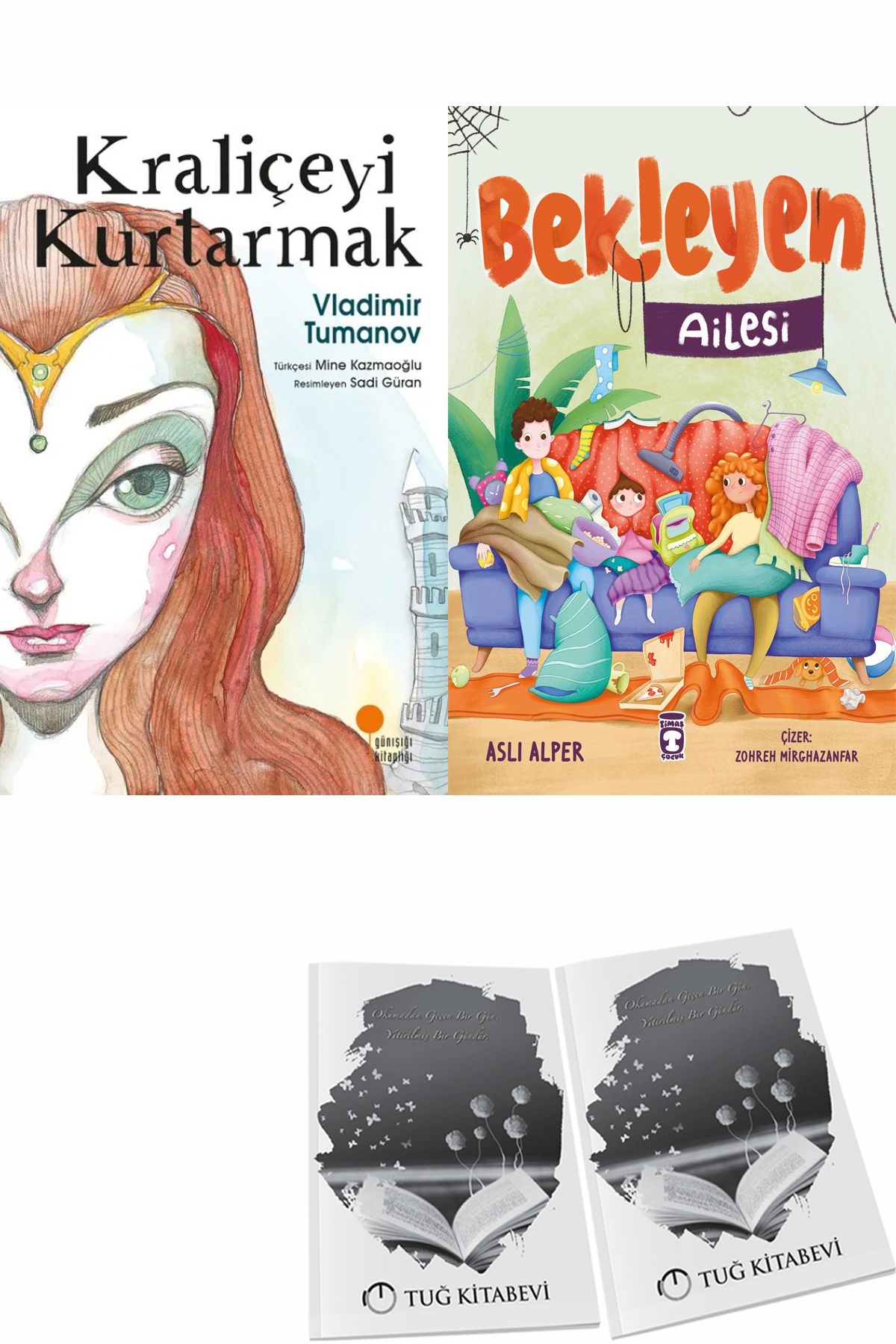 Günışığı Kitaplığı Kraliçeyi Kurtarmak ve Bekleyen Ailesi + Hediyeli