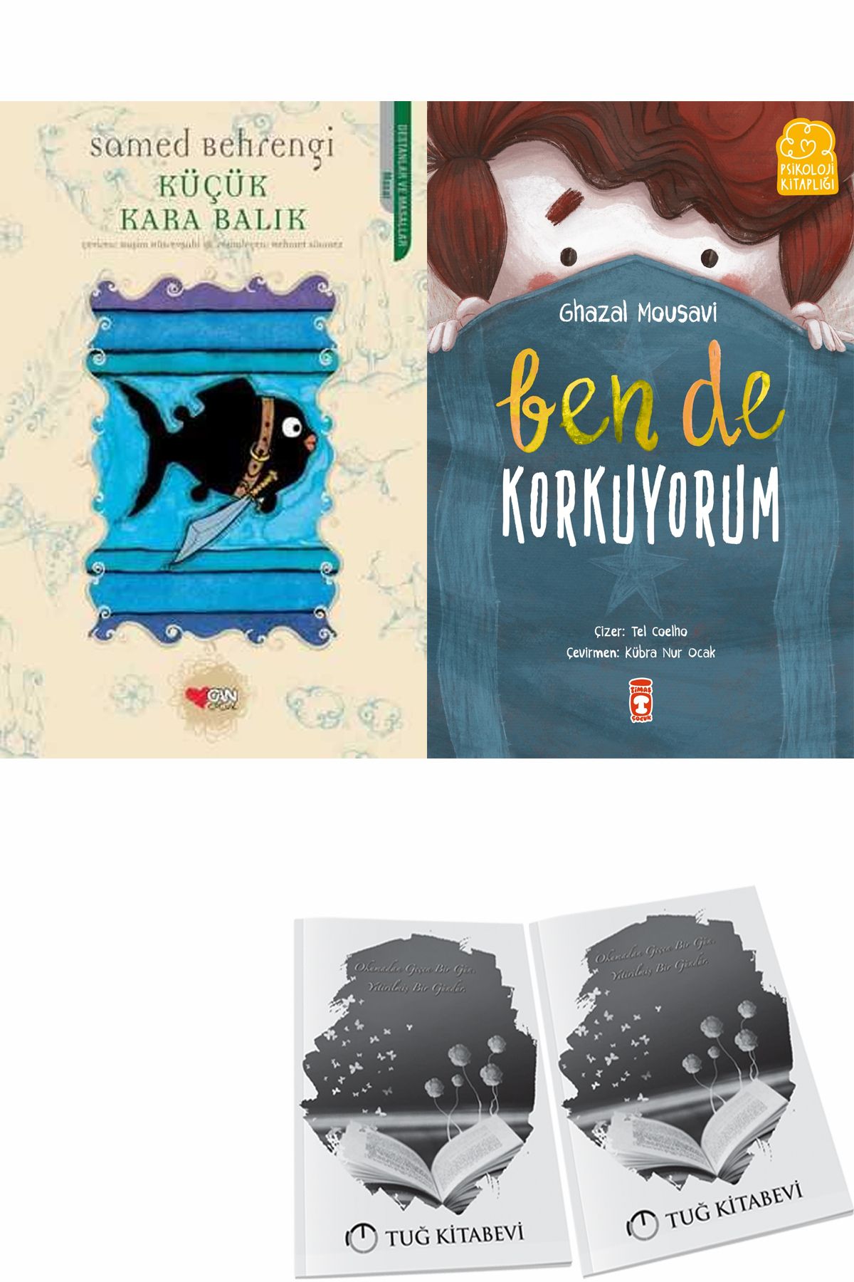 Can Yayınları Küçük Kara Balık ve Ben de Korkuyorum + Hediyeli