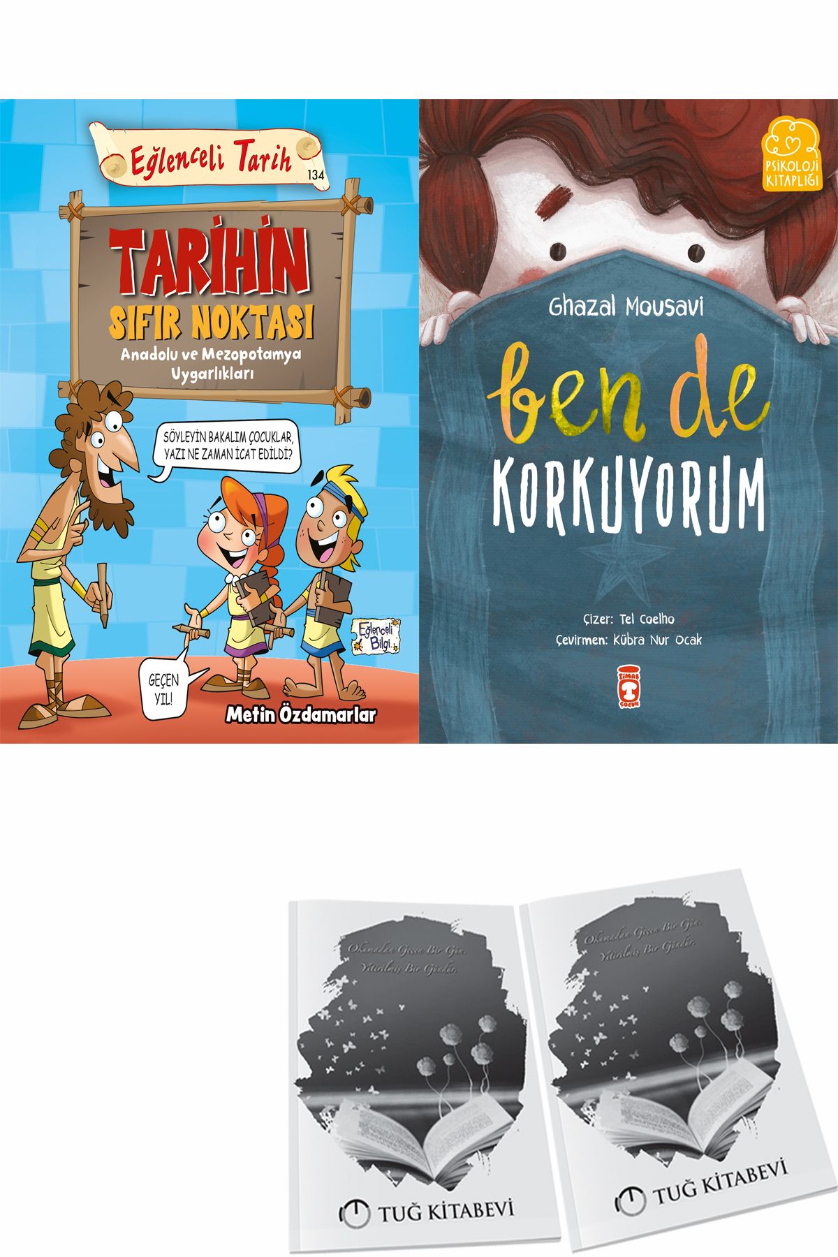 Eğlenceli Bilgi Yayınları Tarihin Sıfır Noktası Anadolu ve Mezopotamya Uygarlıkları ve Ben de Korkuyorum + Hediyeli