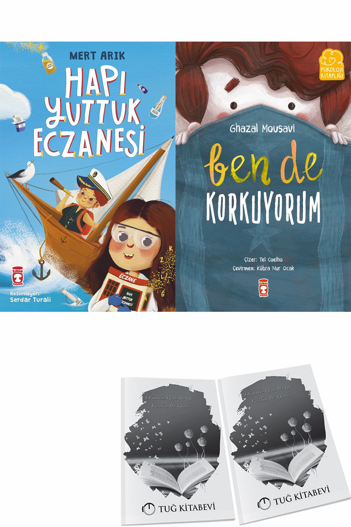 Timaş Çocuk Hapı Yuttuk Eczanesi ve Ben de Korkuyorum + Hediyeli