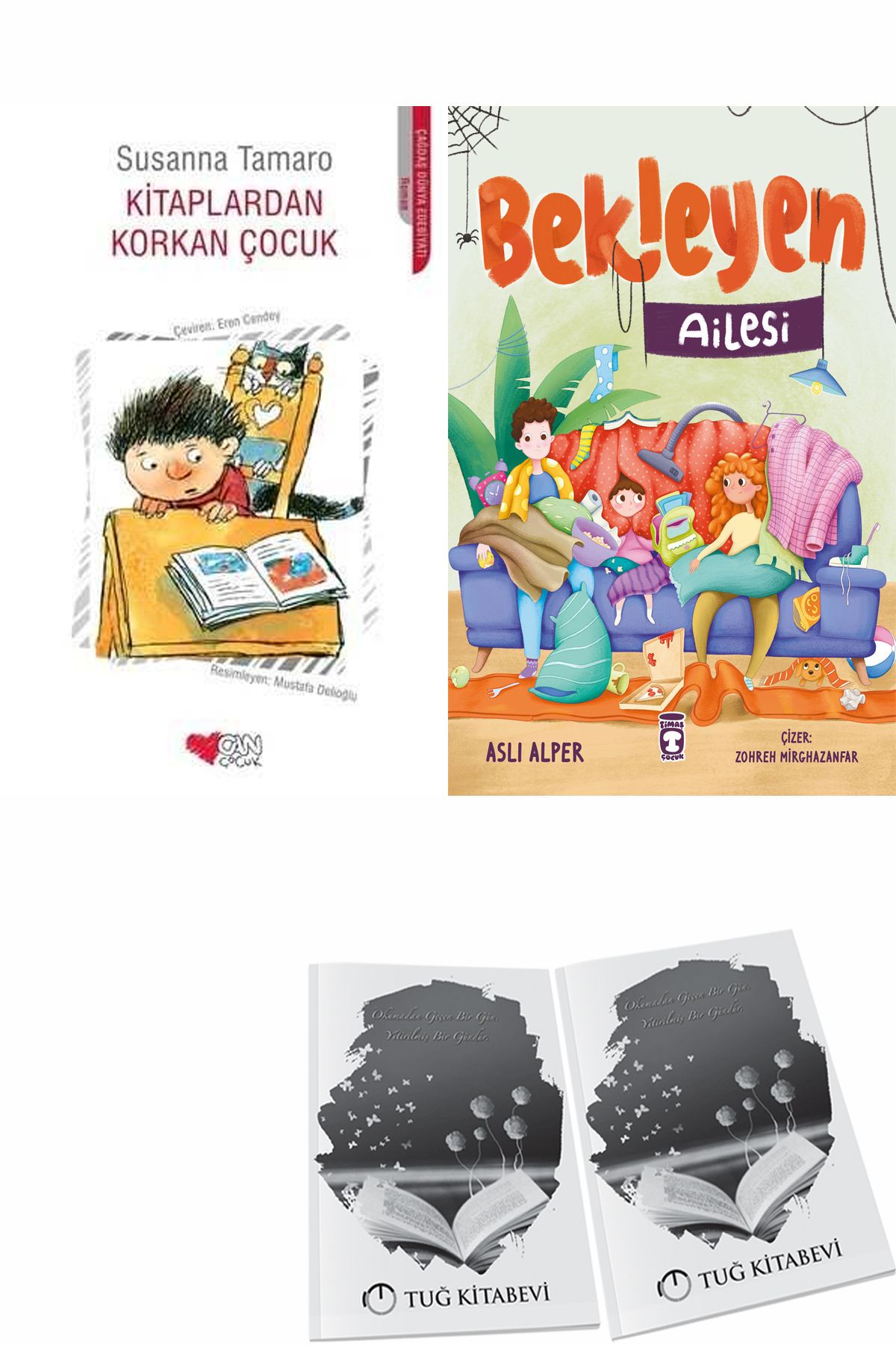 Can Yayınları Kitaplardan Korkan Çocuk ve Bekleyen Ailesi + Hediyeli