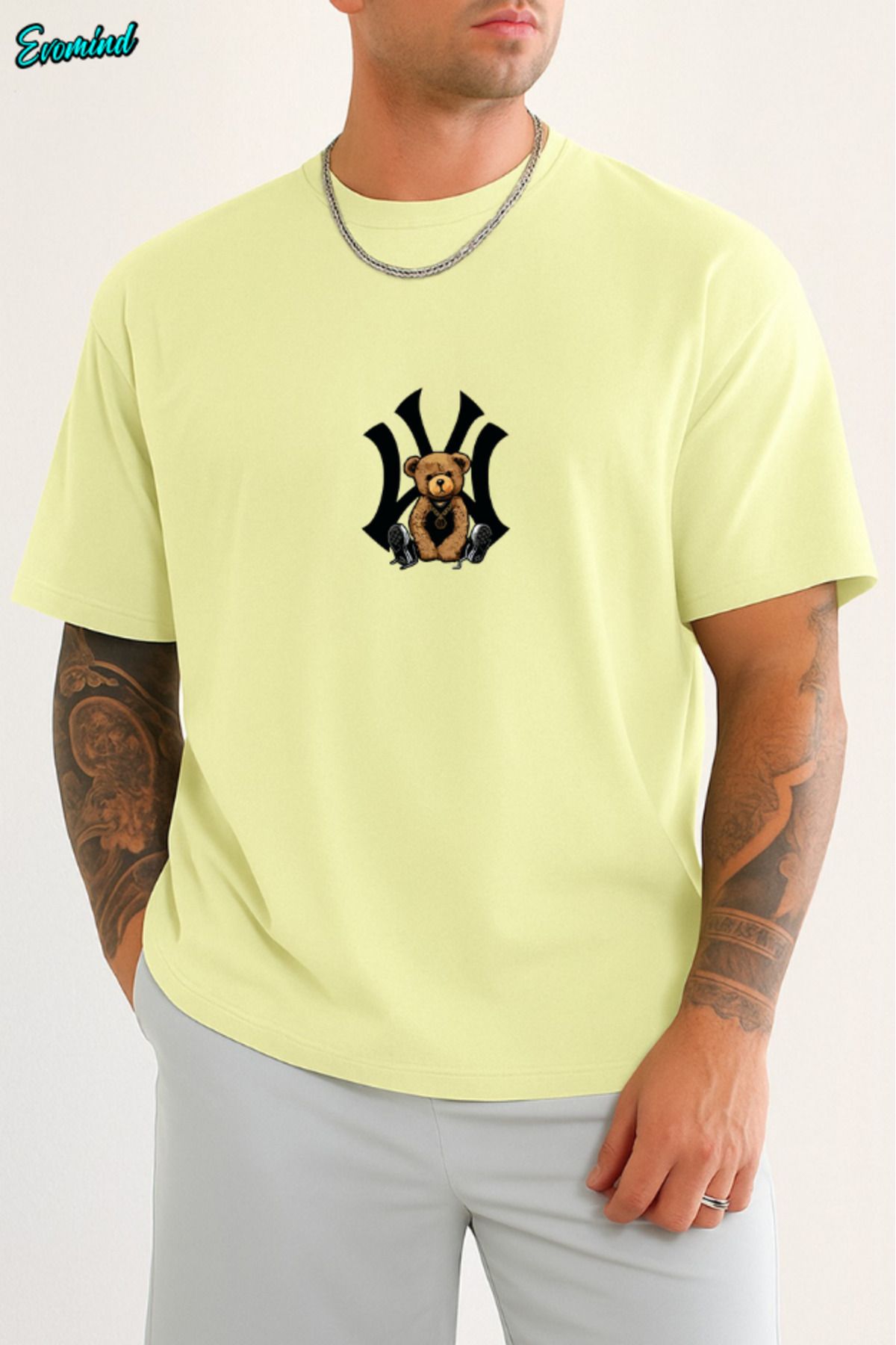 Evomind NY Baskılı Unisex T-shirt