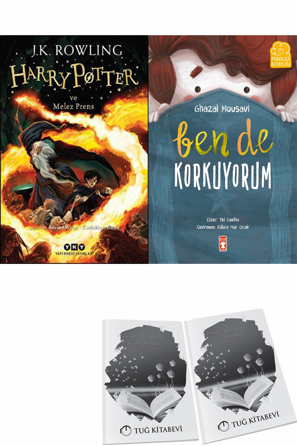 Yapı Kredi Yayınları Harry Potter ve Melez Prens ve Ben de Korkuyorum + Hediyeli