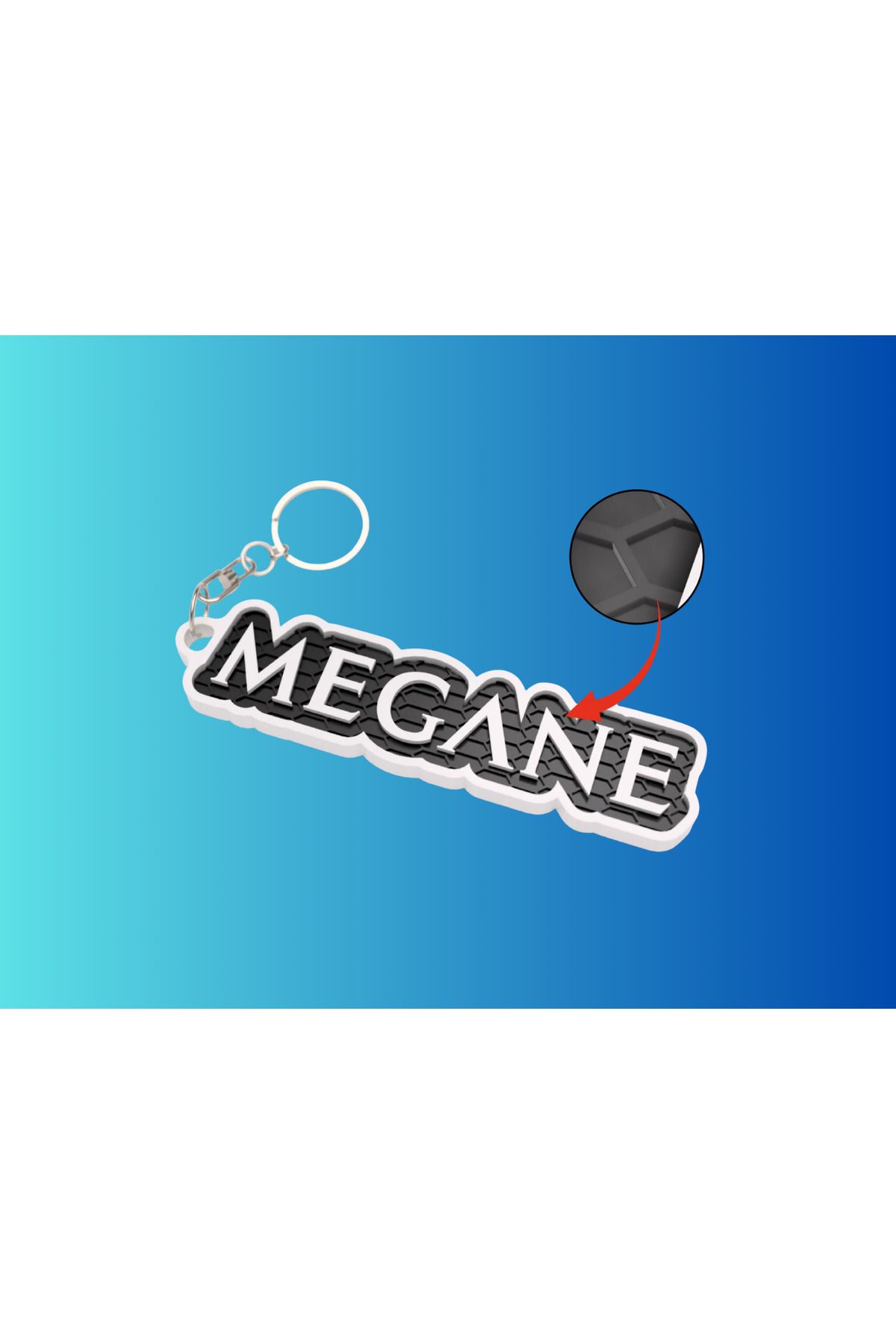 YMK Renault Megane Araba Anahtarlığı