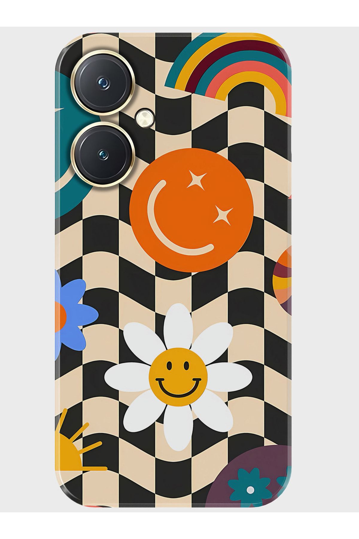 Activist Tecno Camon 19 Pro Kılıf Baskılı Silikon Kapak - checkred