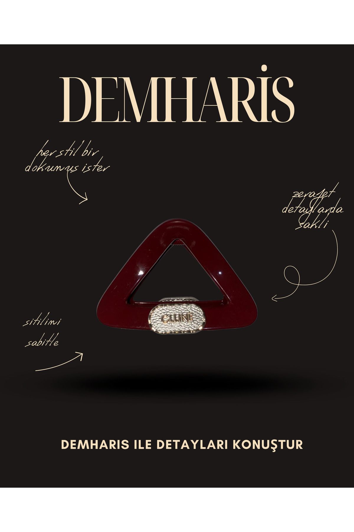 DEMHARİS premium şık & zarif toka