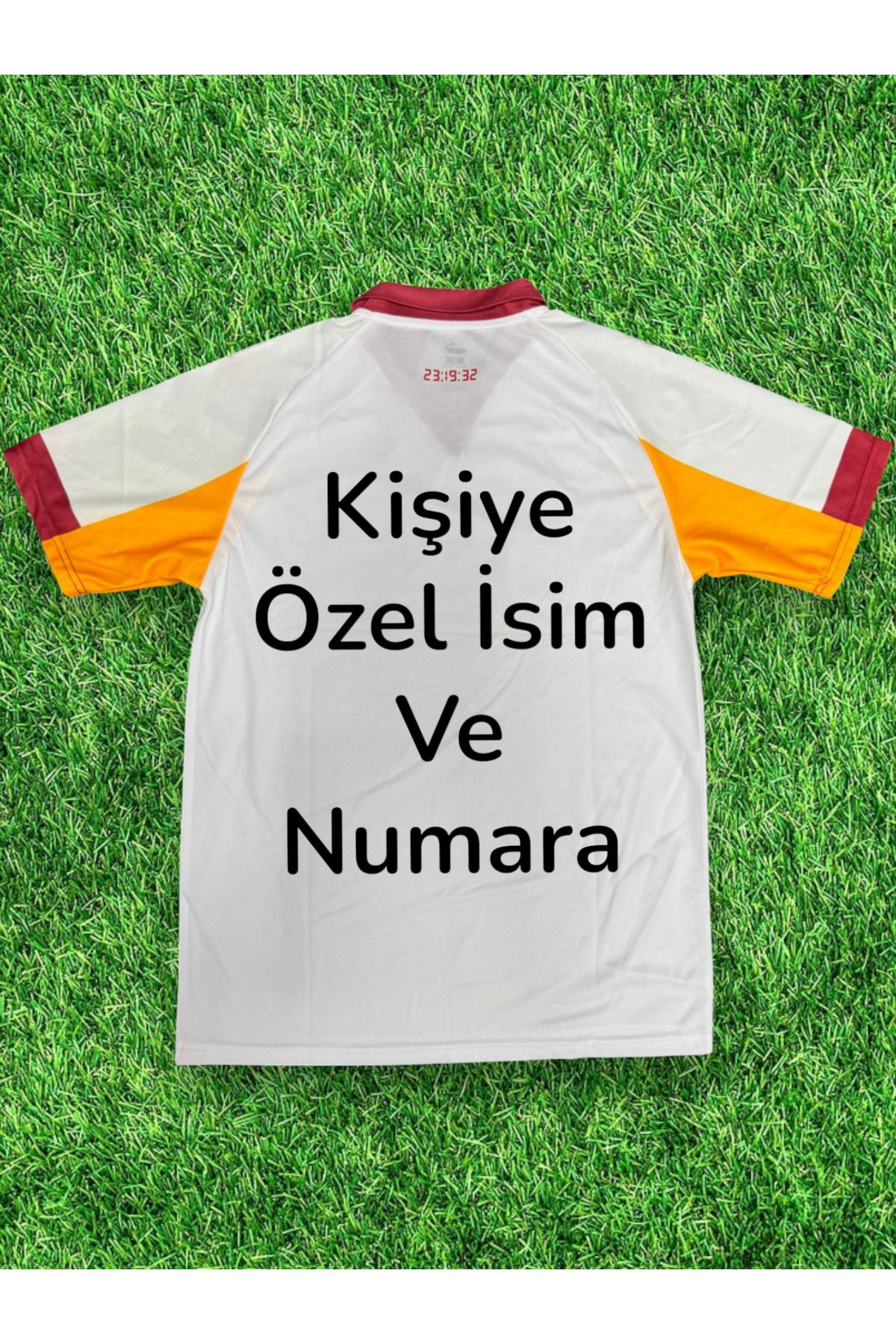 Zevıl Kişiye Özel İsim ve Numaralı Gâlâtâsârây 2025/26 Yetişkin Futbol Forması-beyaz
