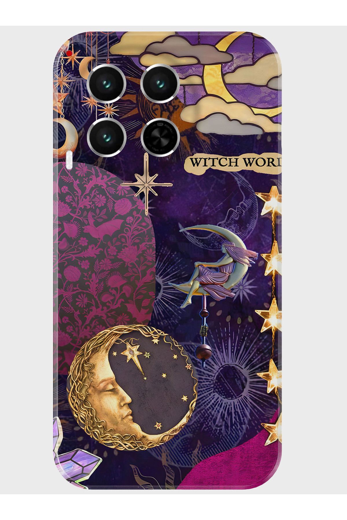 Activist Tecno Camon 30 Kılıf Baskılı Silikon Kapak - witch