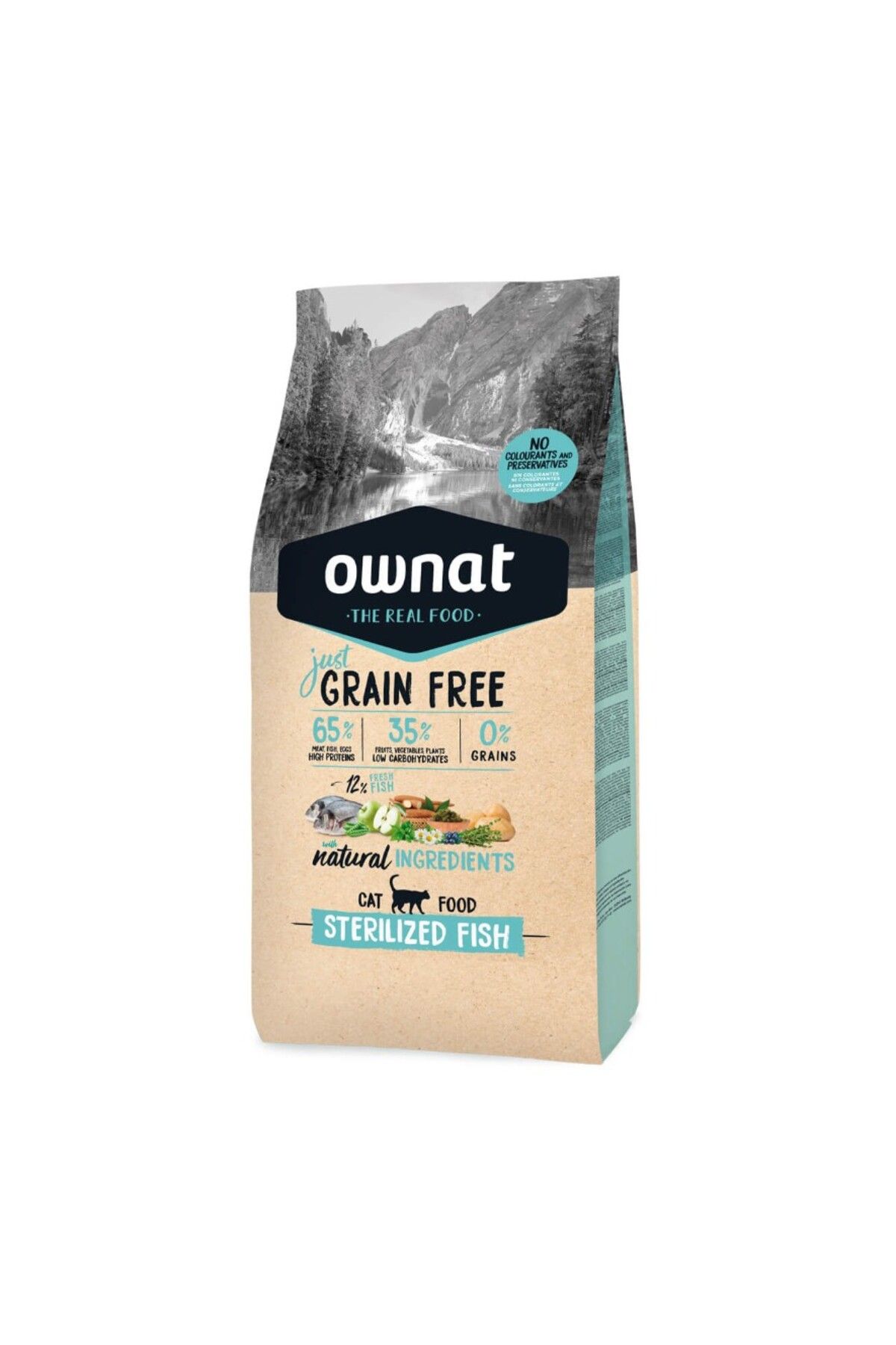 Ownat 1 kg Sterilised Somonlu Kedi Maması