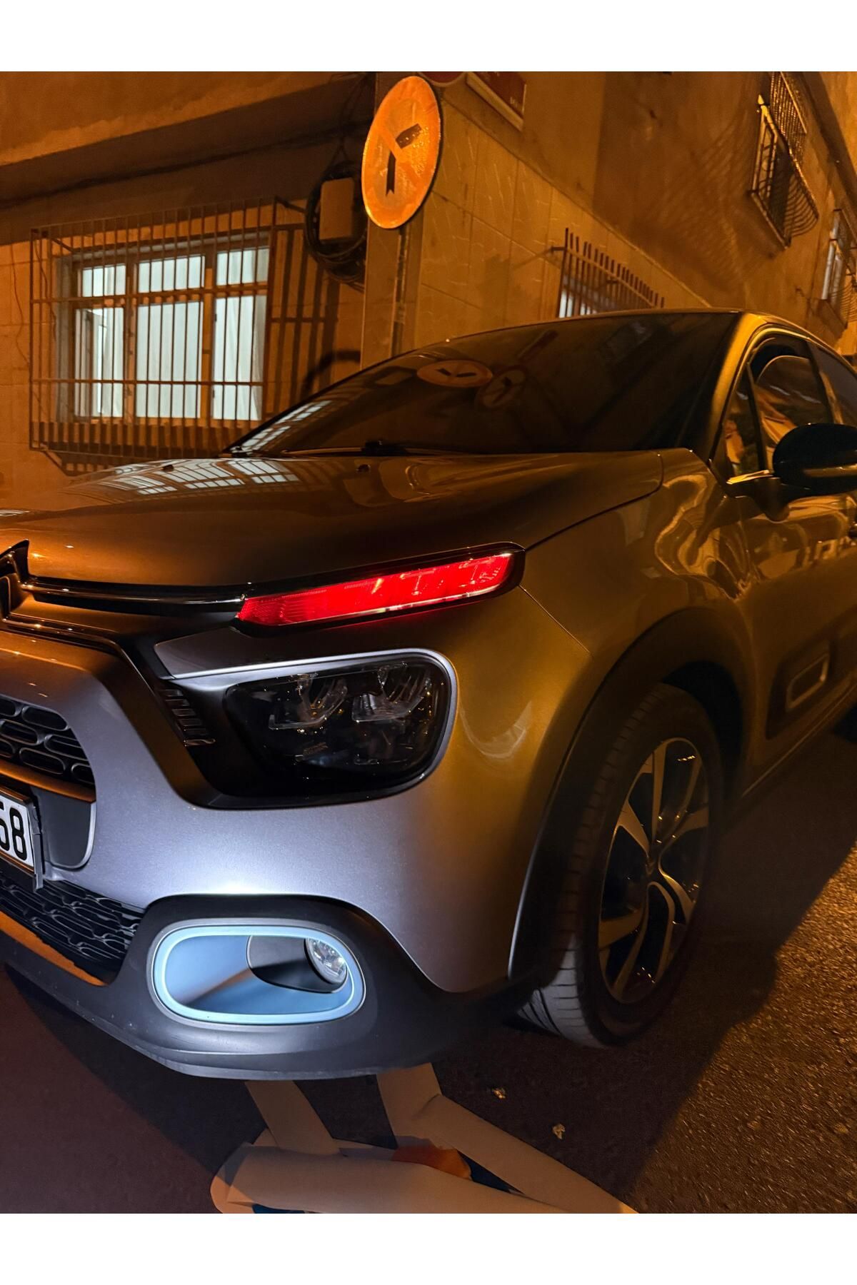 Citroen C3 Far Sticker Set Kırmızı