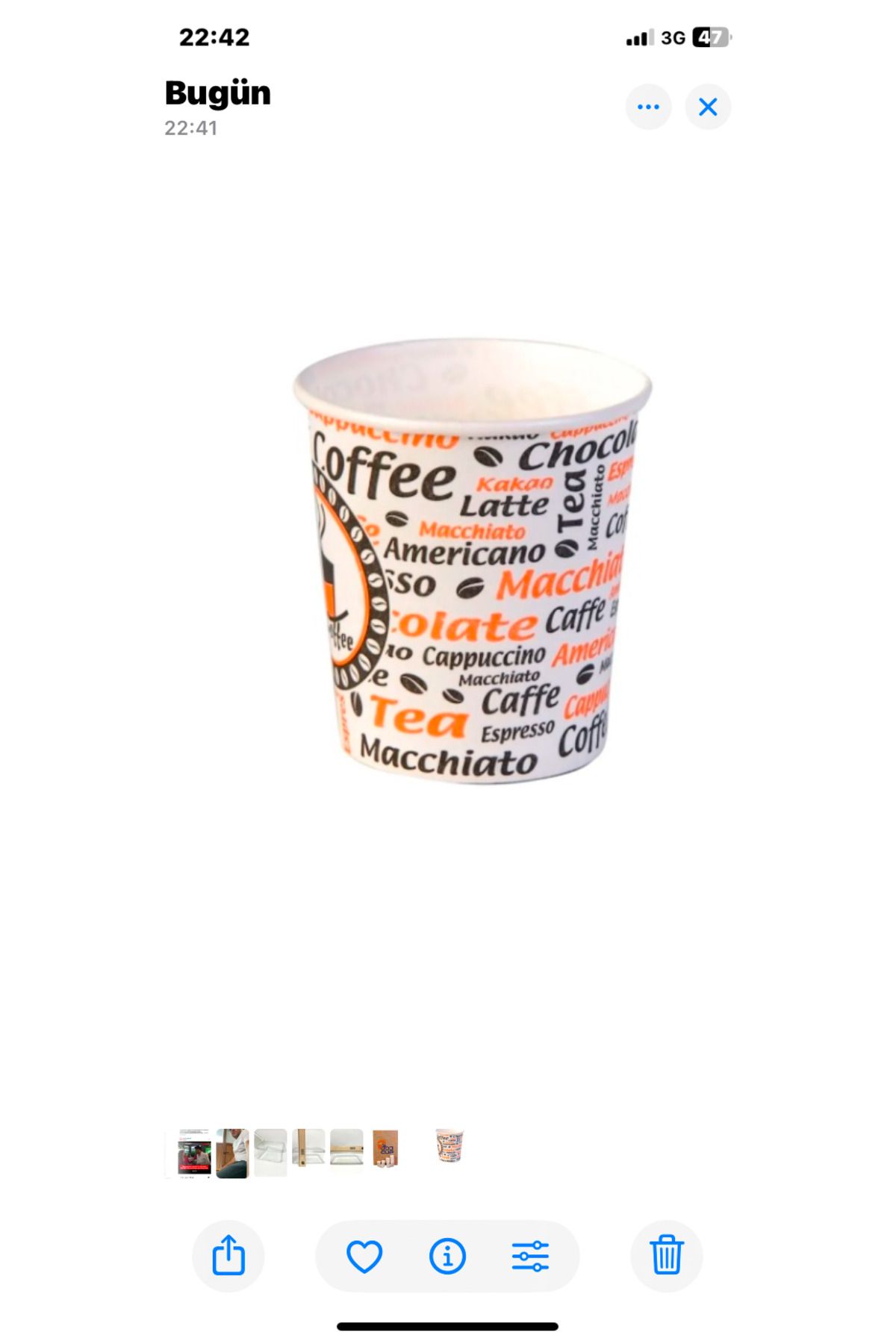 DOACUP Karton bardak