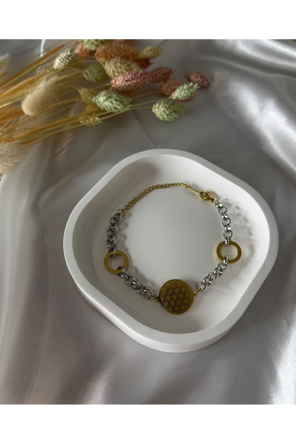 Li'Jewelry ÇELİK ÇİFT RENK BİLEKLİK