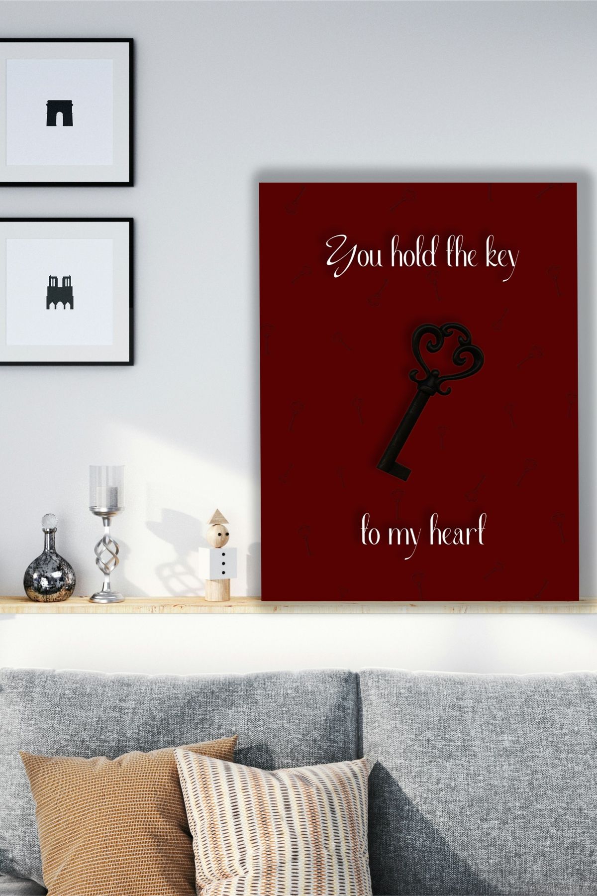 Martco Modern Anahtar Kanvas | Canvas Tablo