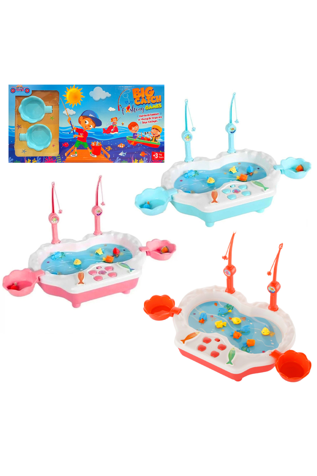 Banadabak TOYS BALIK TUTMA OYUNU 40180 HAREKETLİ MÜZİKLİ PİLLİ +3(1 ADET FİYATIDIR)