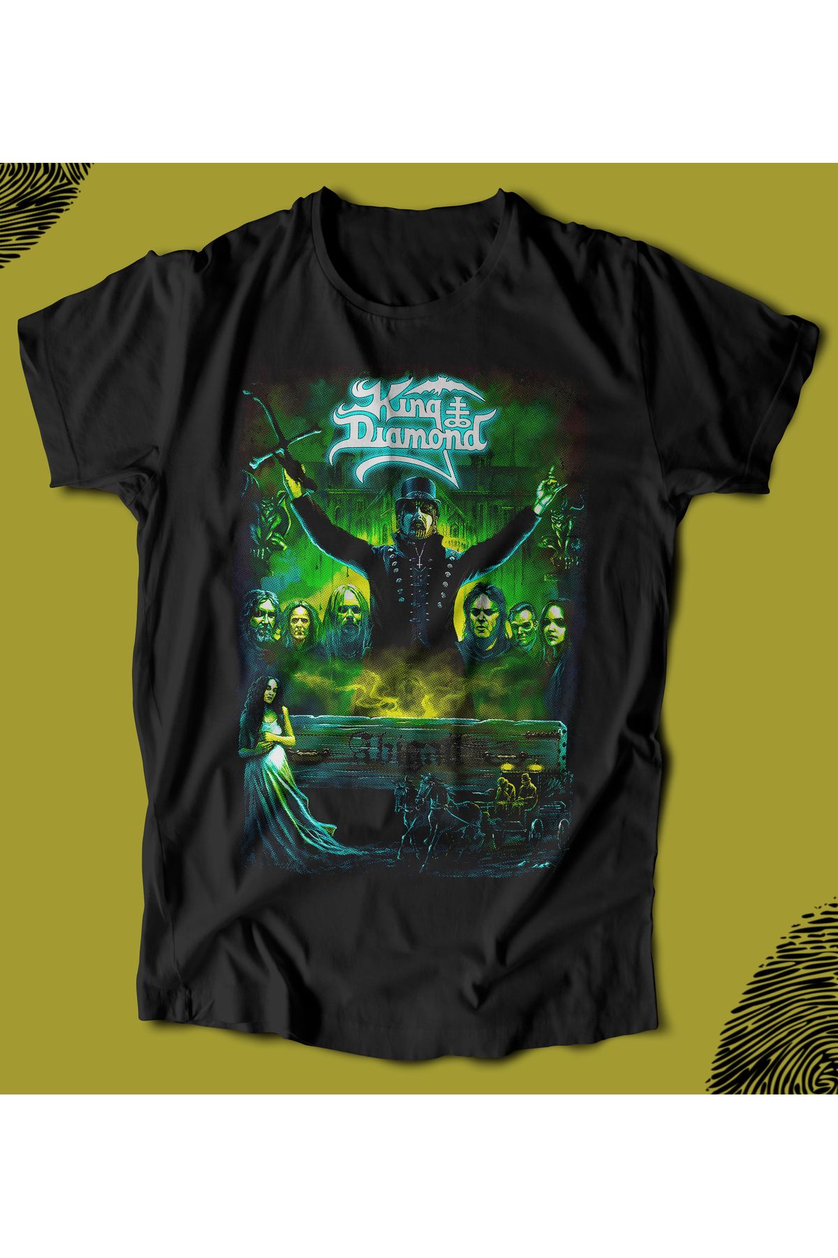 BUTSHIRT BU Tişört 'King Diamond - Abigail Group Theme' Regular-Fit' Unisex Tişört