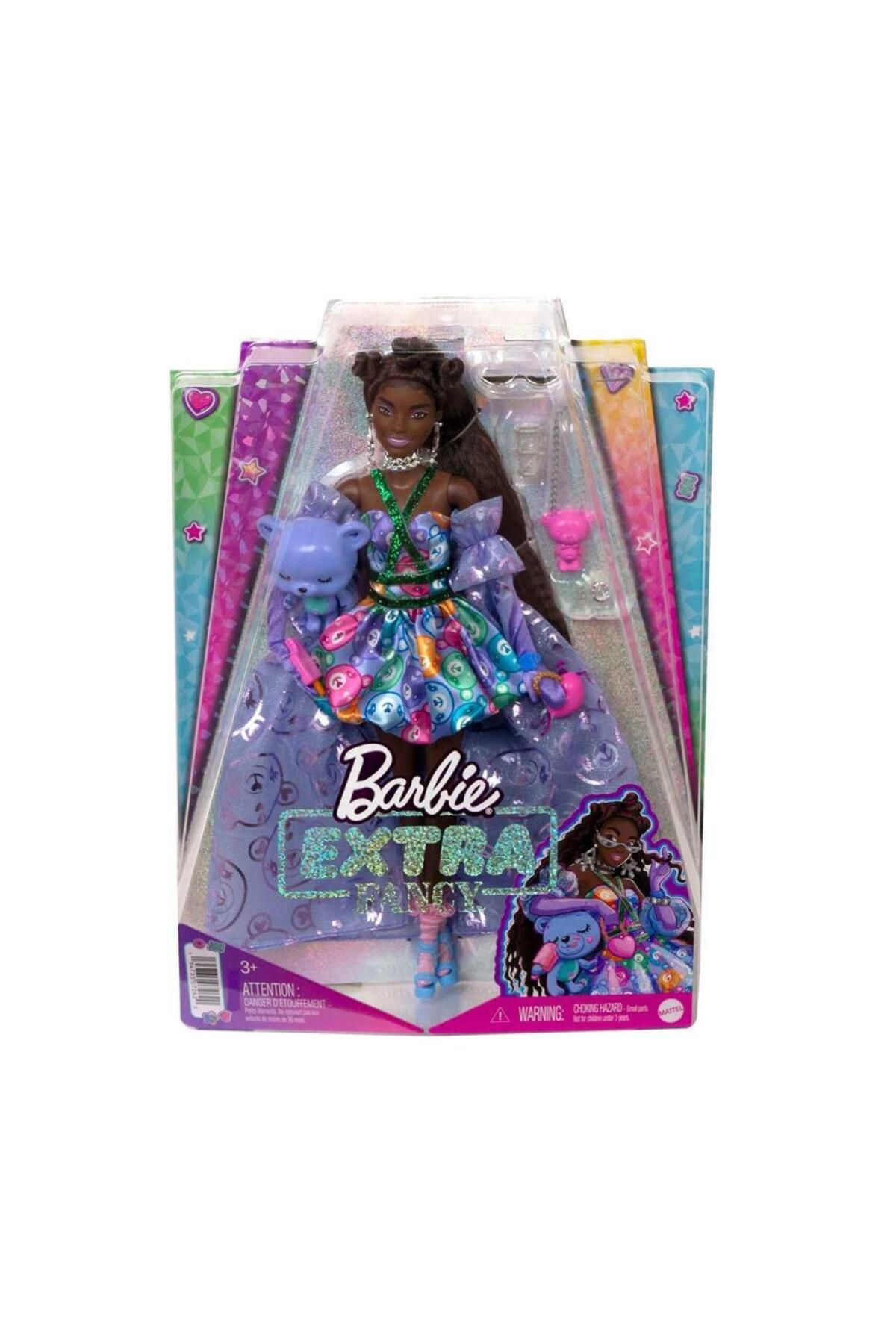 MLS HOME Nessiworld HHN13 Barbie Extra Fancy - Mor Kostümlü Bebek