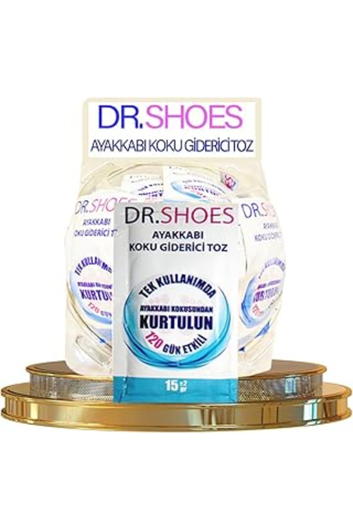 Mu Art Ahşap Dr.Shoes 10 Adet Ayak Koku Giderici - Ayakkabı Koku Giderici Toz 120 Gün Etkili - Dr.Shoes Ile Ayak