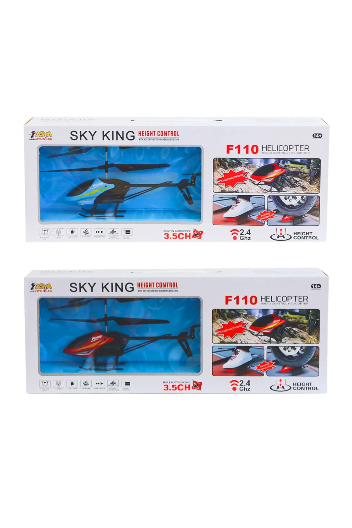 Banadabak KUMANDALI HELİKOPTER F110 YÜKSEKLİK KONTROLÜ 2.4GHZ 3.5CH R/C IŞIKLI 14+(1 ADET FİYATIDIR)