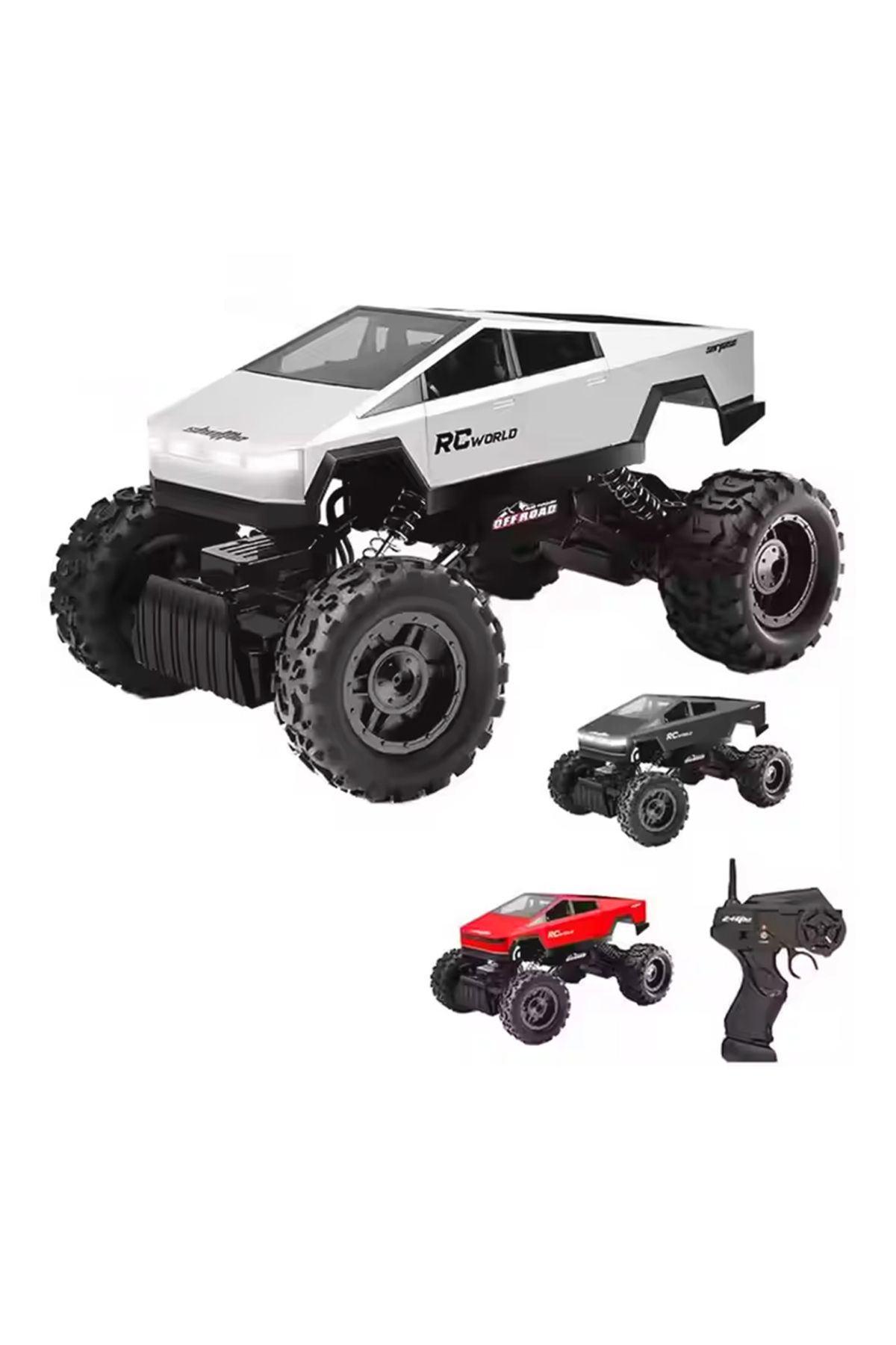 Banadabak KUMANDALI TESLA CYBERTRUCK HB-P14A13 OFF-ROAD SHUTTLE R/C 2.4GHZ 1:14 8+(1 ADET FİYATIDIR)