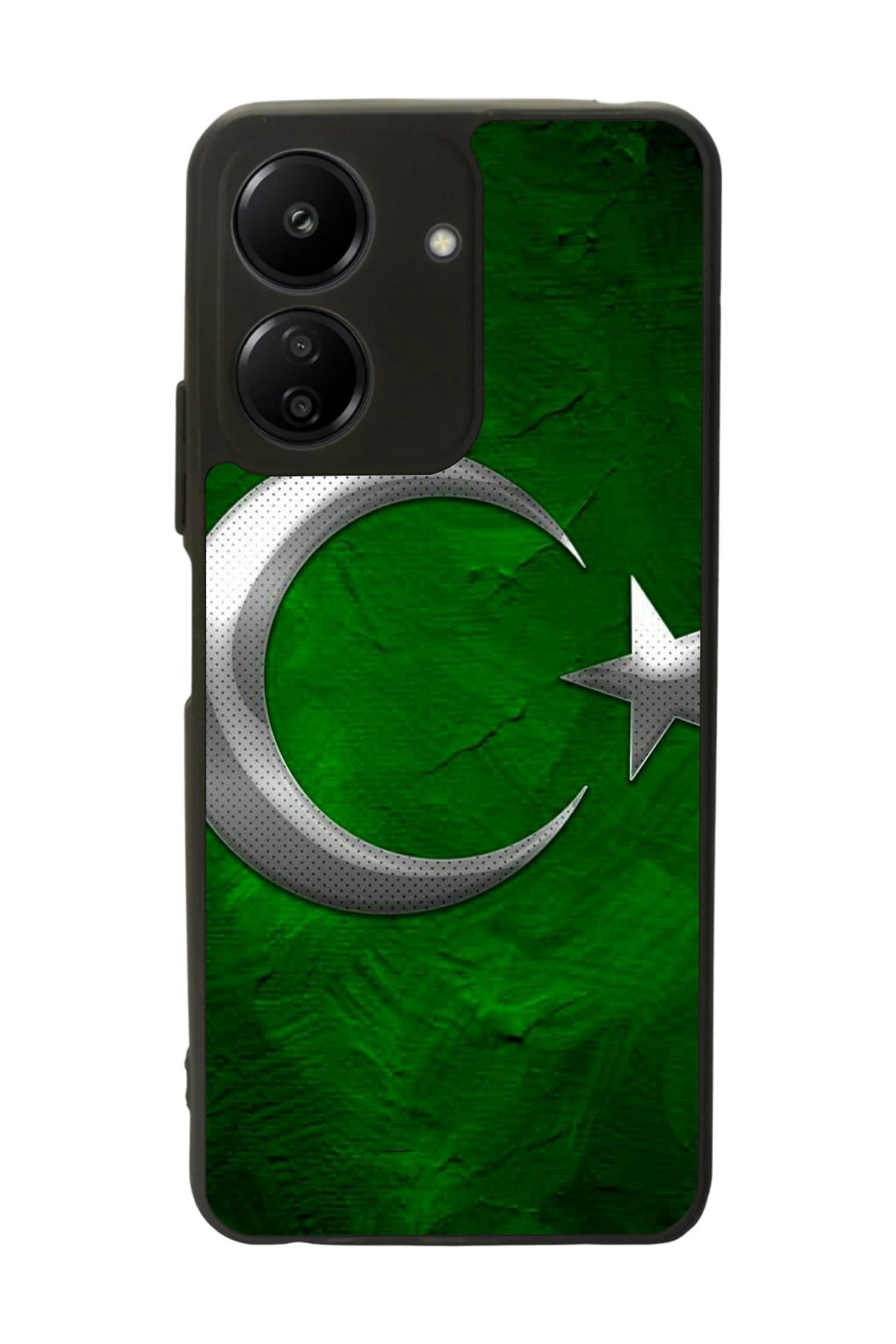 BGAKSESUAR Xiaomi Redmi 13C Uyumlu Mat Siyah Kılıf – Yumuşak Silikon, Koruyucu, Şok Emici Kapak