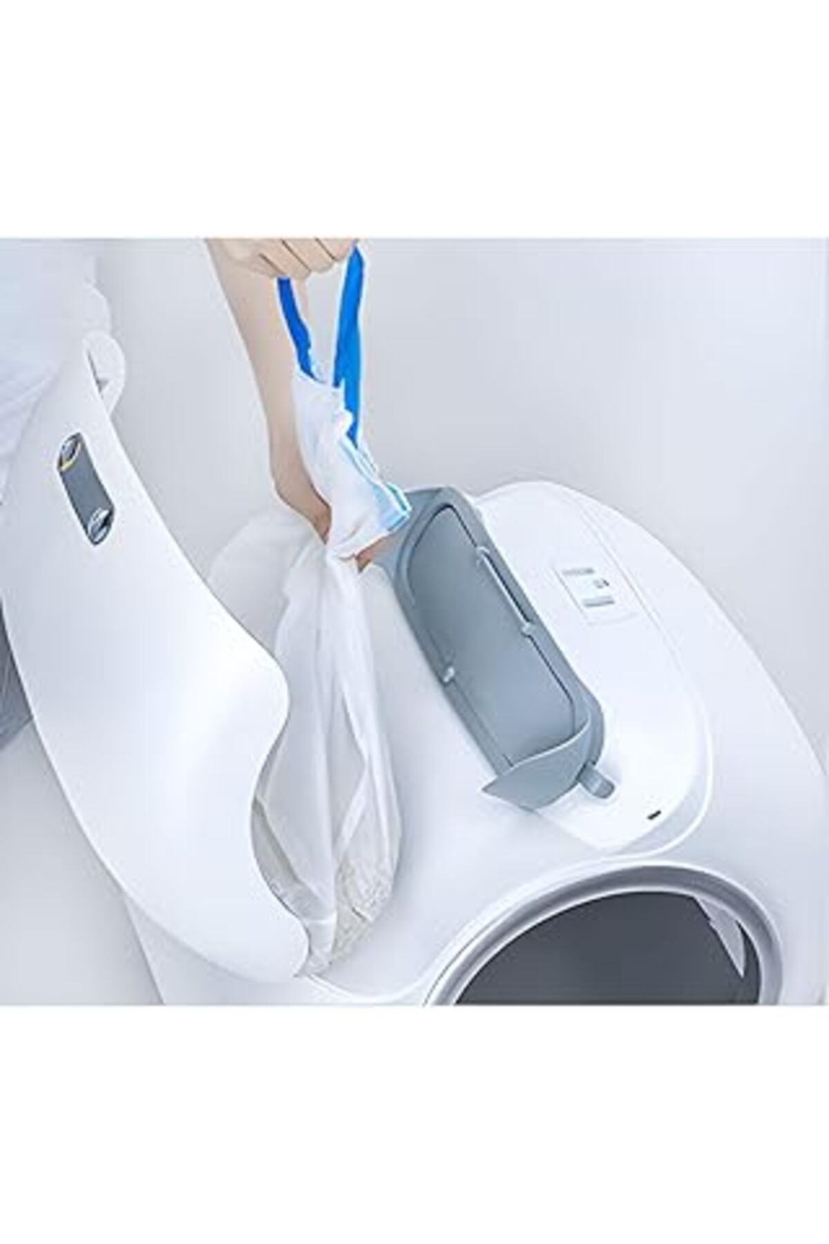 Mu Art Ahşap Yasomi Smartcat Cleaner Kedi Tuvaleti Uyumlu Büzgülü Çöp Poşeti 3'Lü Set(3X15 Adet, 50Mm X 46Mm)