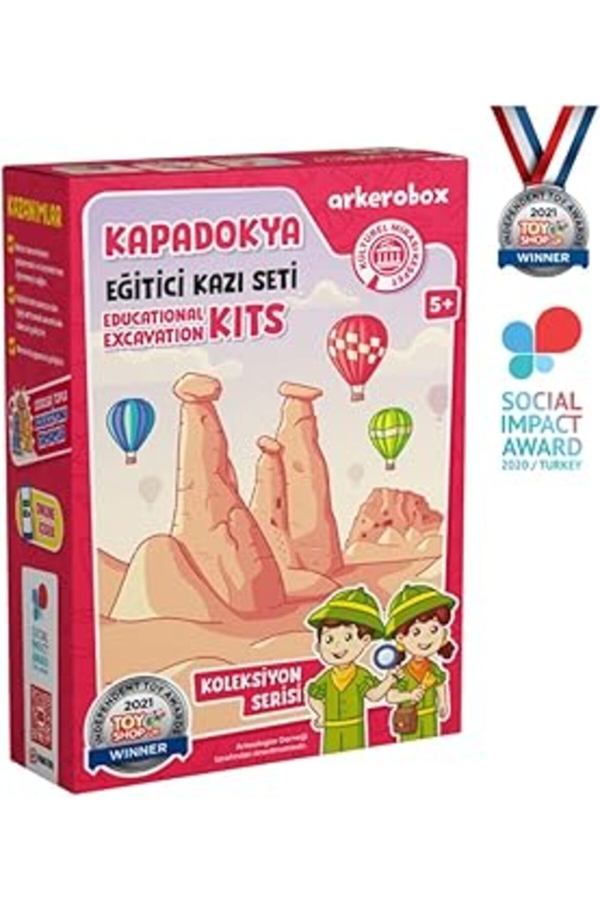 Mu Art Ahşap Arkerobox Kapadokya Eğitici Kazı Seti | Koleksiyon Serisi
