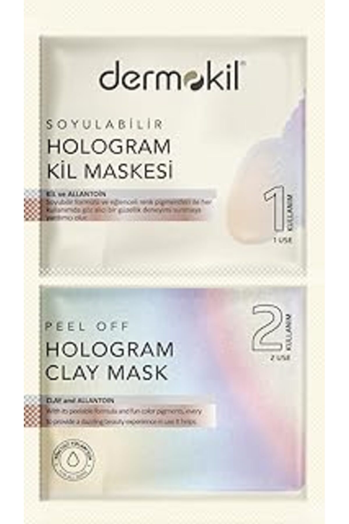 Mu Art Ahşap Dermokil Soyulabilir Hologram Maske 2X7.5 Ml