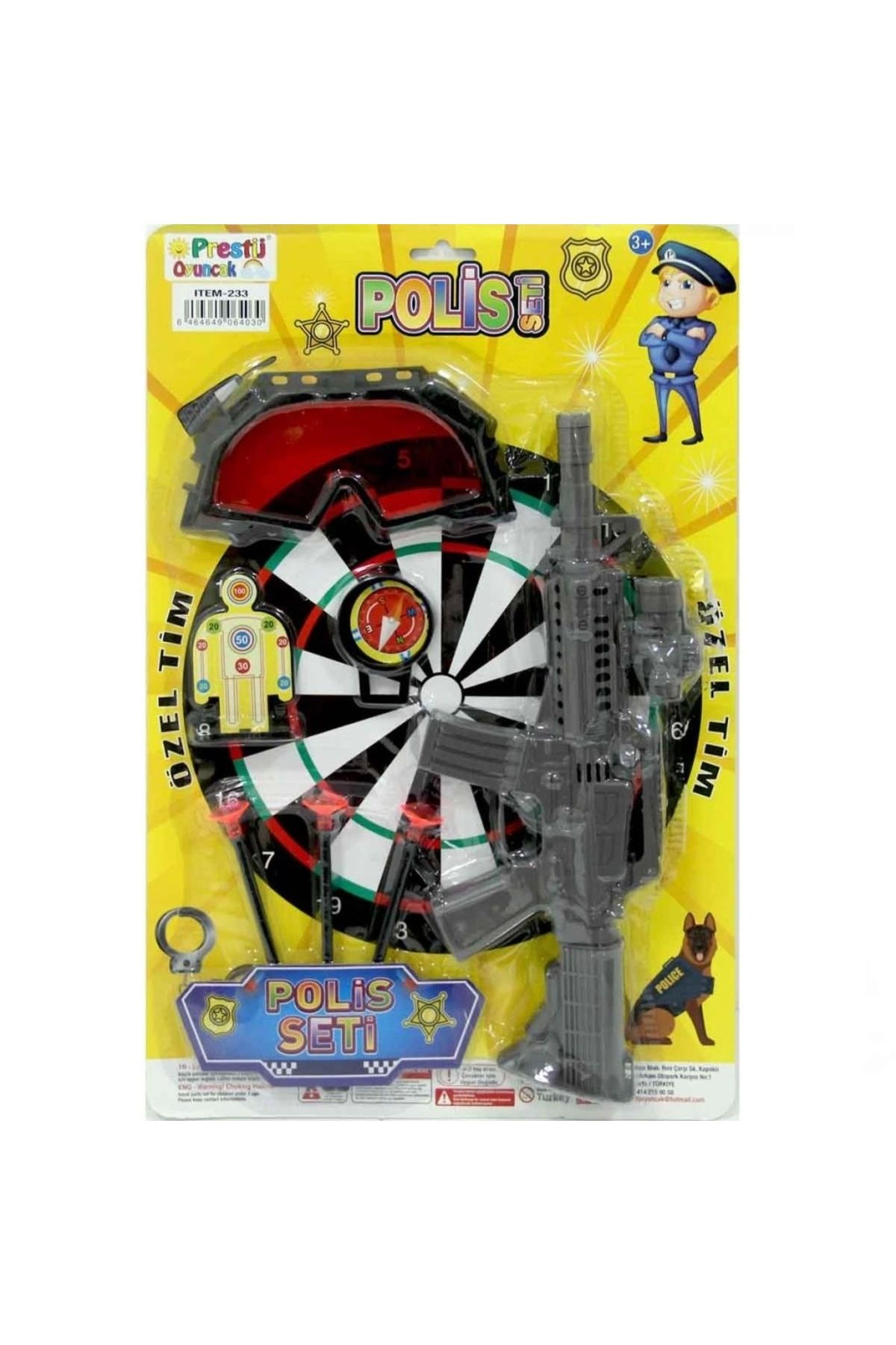 artisania Kartela Gözlüklü Tüfekli Özel Tim Polis Seti