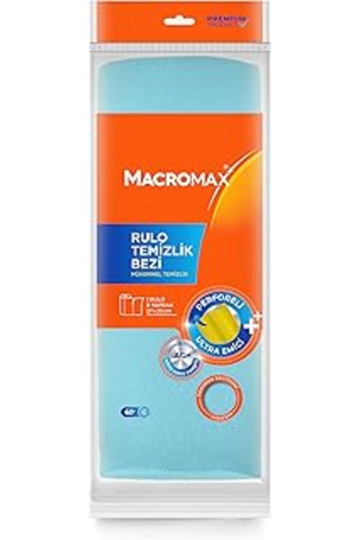 Mu Art Ahşap Macro Max Rengarenk Rulo Mutfak Banyo Temizlik Bezi 9'Lu Kolay Kullanım