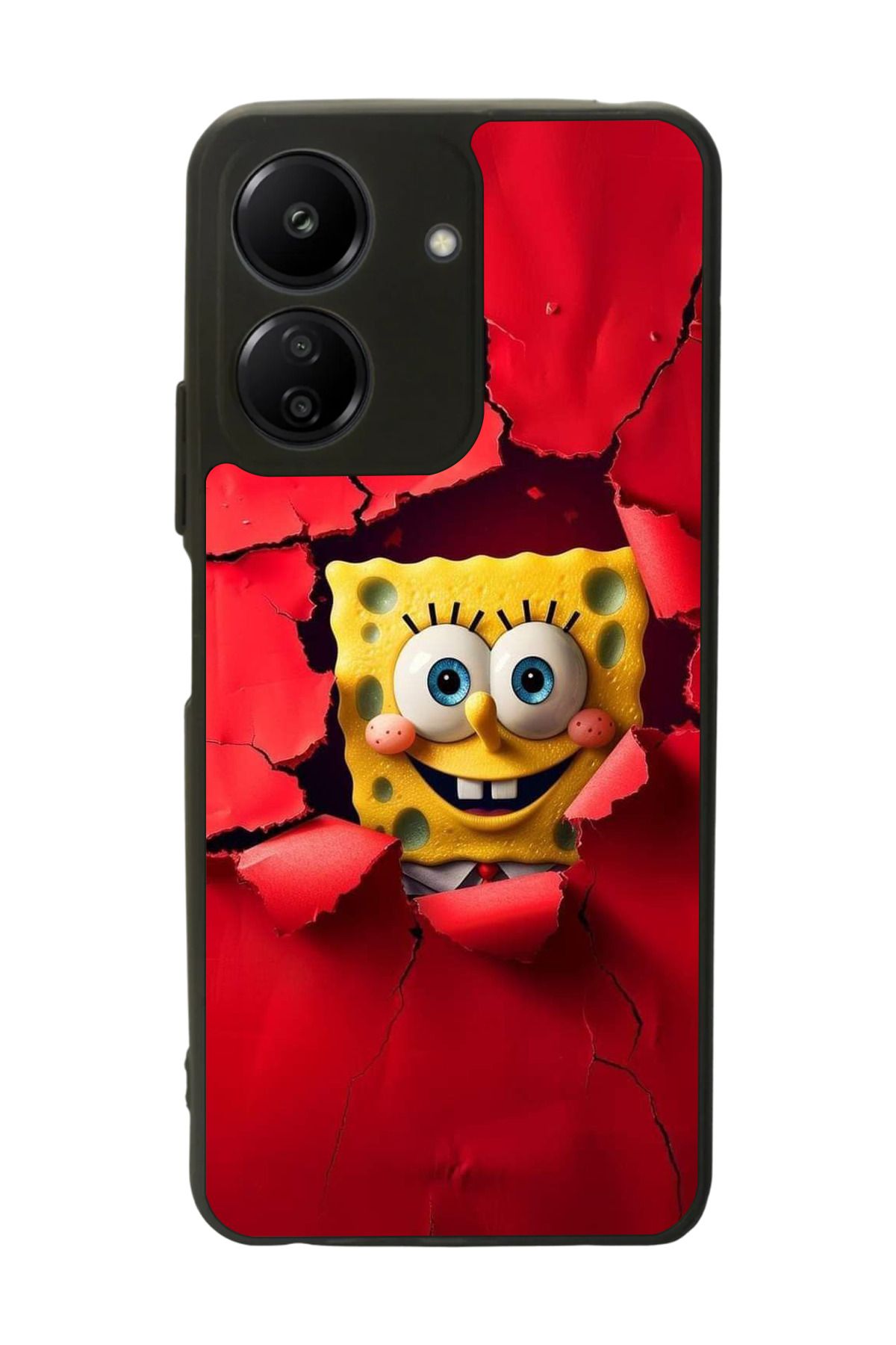 BGAKSESUAR Xiaomi Redmi 13C Uyumlu Mat Siyah Kılıf – Yumuşak Silikon, Koruyucu, Şok Emici Kapak