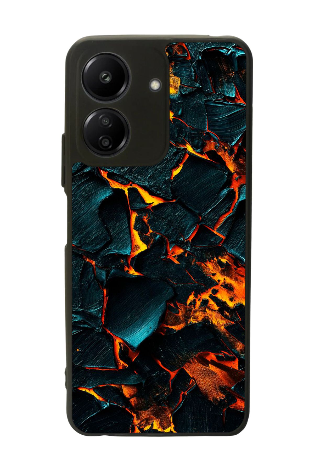 BGAKSESUAR Xiaomi Redmi 13C Uyumlu Mat Siyah Kılıf – Yumuşak Silikon, Koruyucu, Şok Emici Kapak