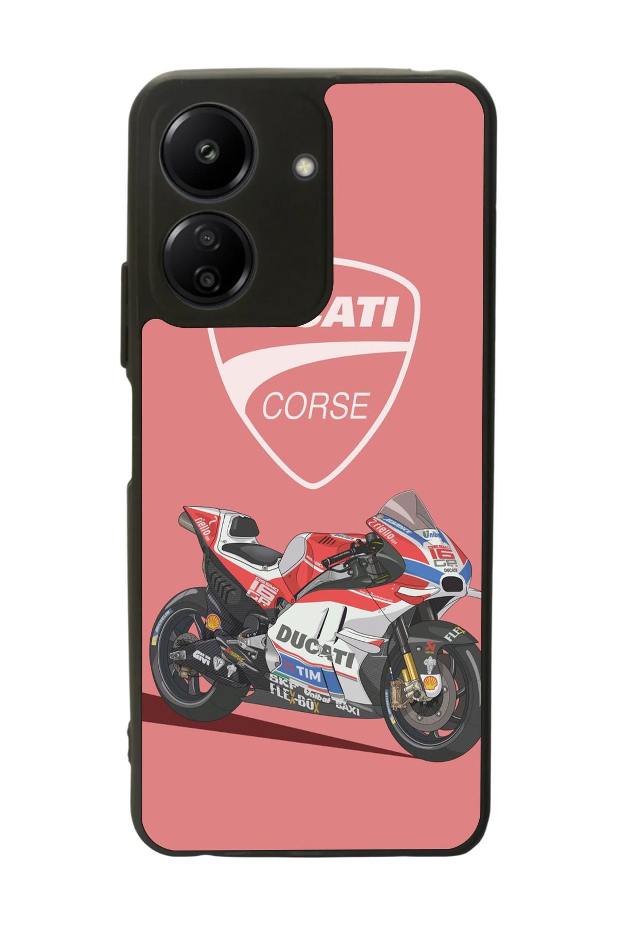 BGAKSESUAR Xiaomi Redmi 13C Uyumlu Mat Siyah Kılıf – Yumuşak Silikon, Koruyucu, Şok Emici Kapak