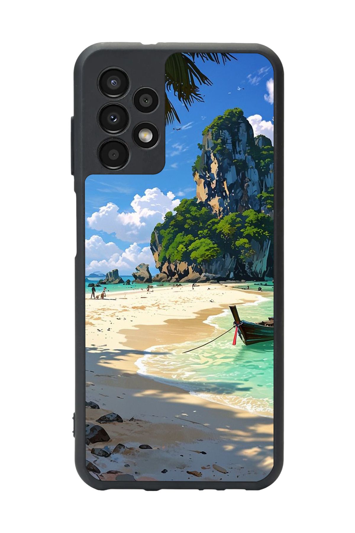 BGAKSESUAR Samsung Galaxy A72 Uyumlu Mat Siyah Kılıf – Yumuşak Silikon, Koruyucu, Şok Emici Kapak