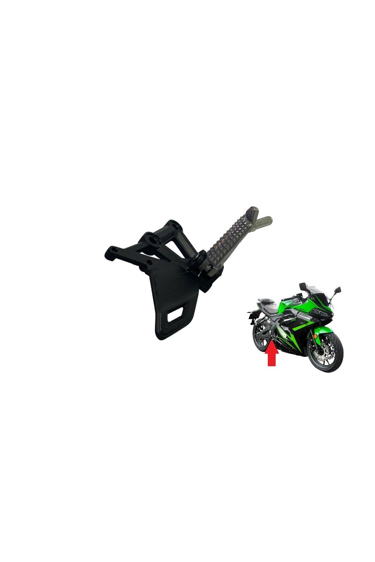 Yuki GP-2 Taro 125 R Sürücü Basamağı Sağ 1323000.G02M