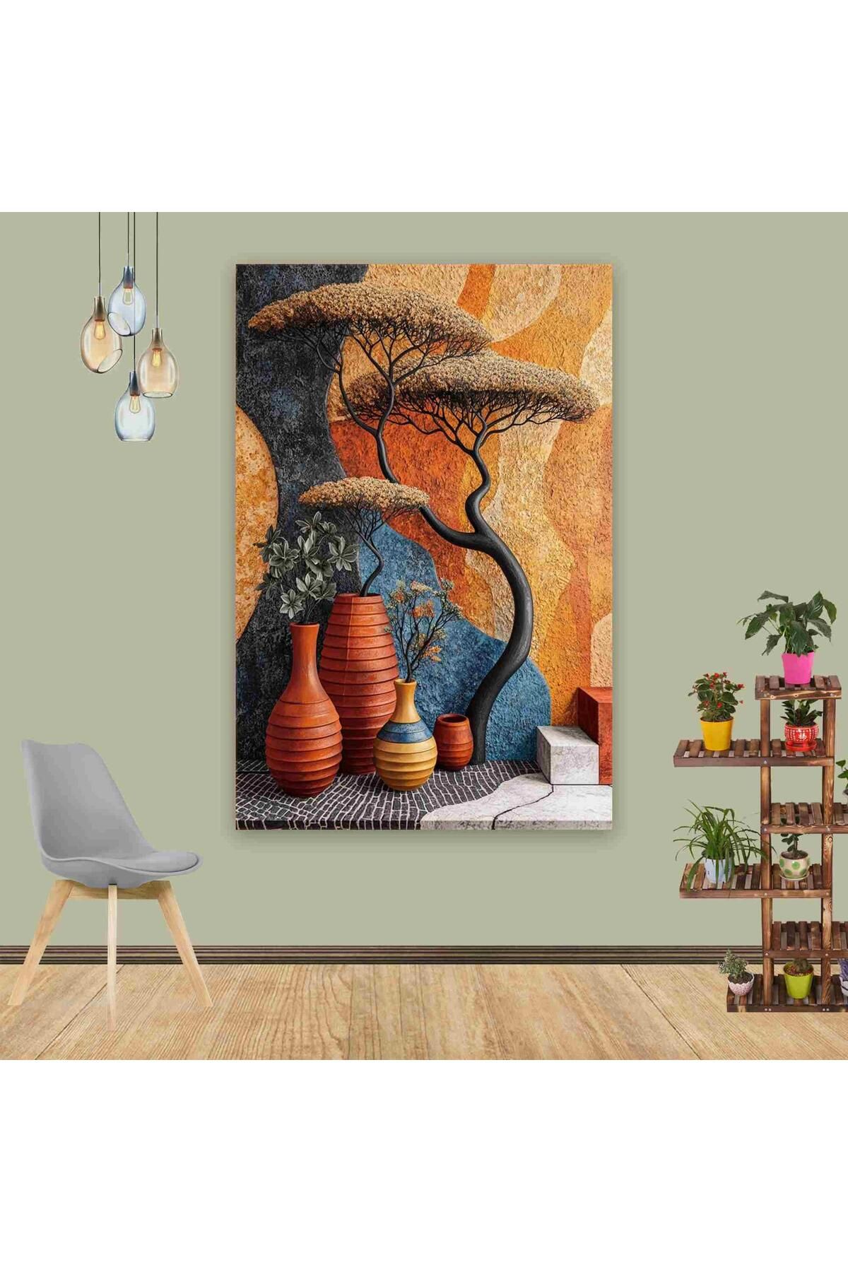 Ritmo Canvas Afrika Doğası Kanvas Tablo