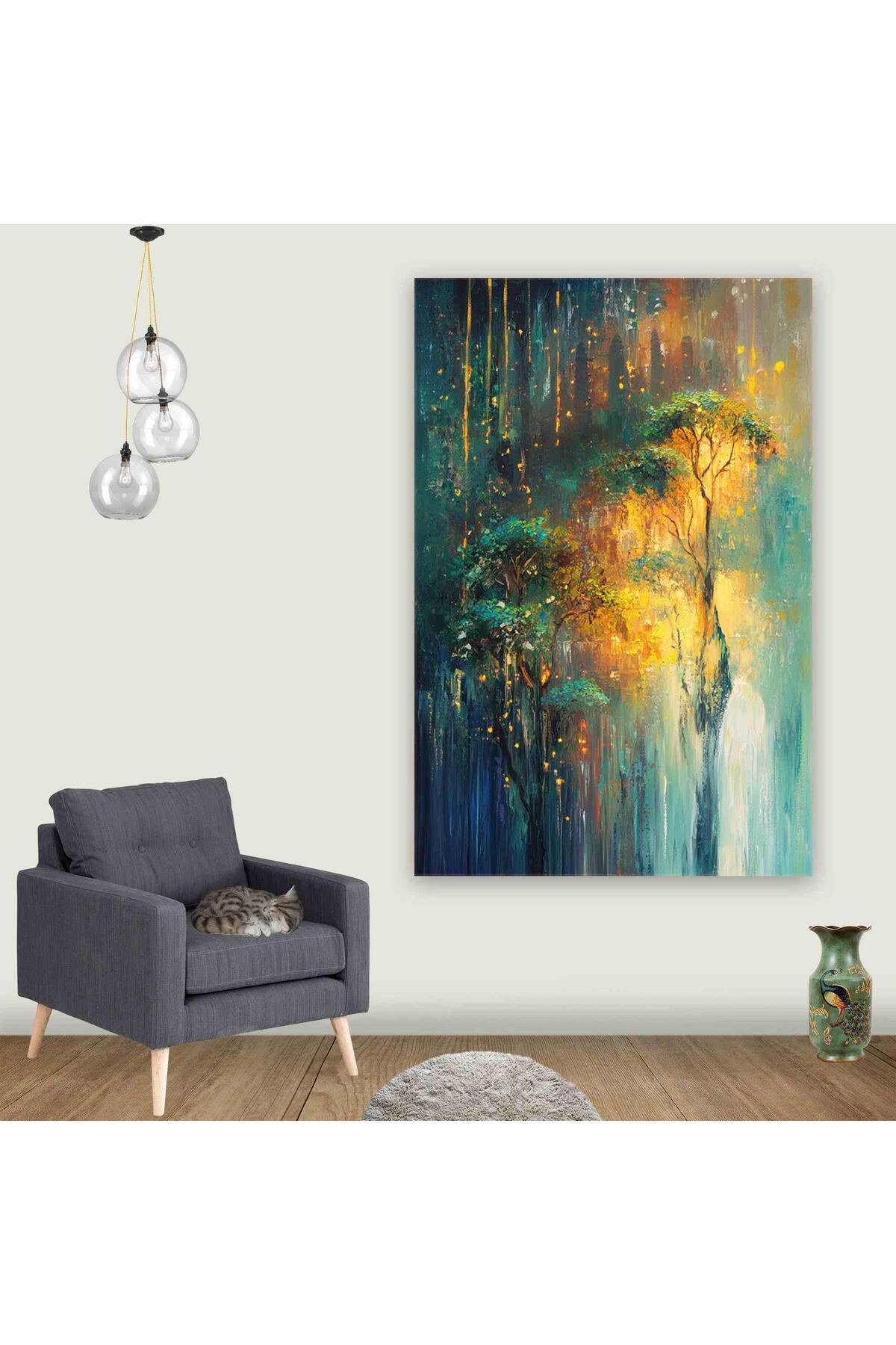 Ritmo Canvas Cennet Ağacı Kanvas Tablo