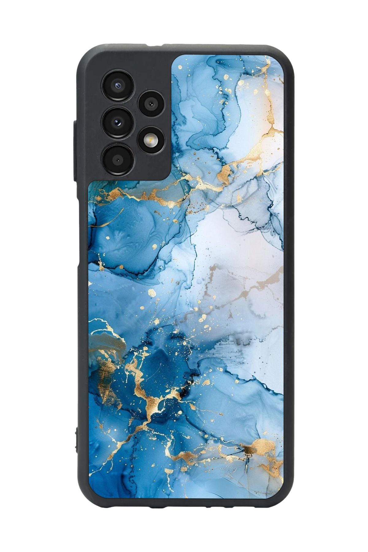 BGAKSESUAR Samsung Galaxy A13 Uyumlu Mat Siyah Kılıf – Yumuşak Silikon, Koruyucu, Şok Emici Kapak
