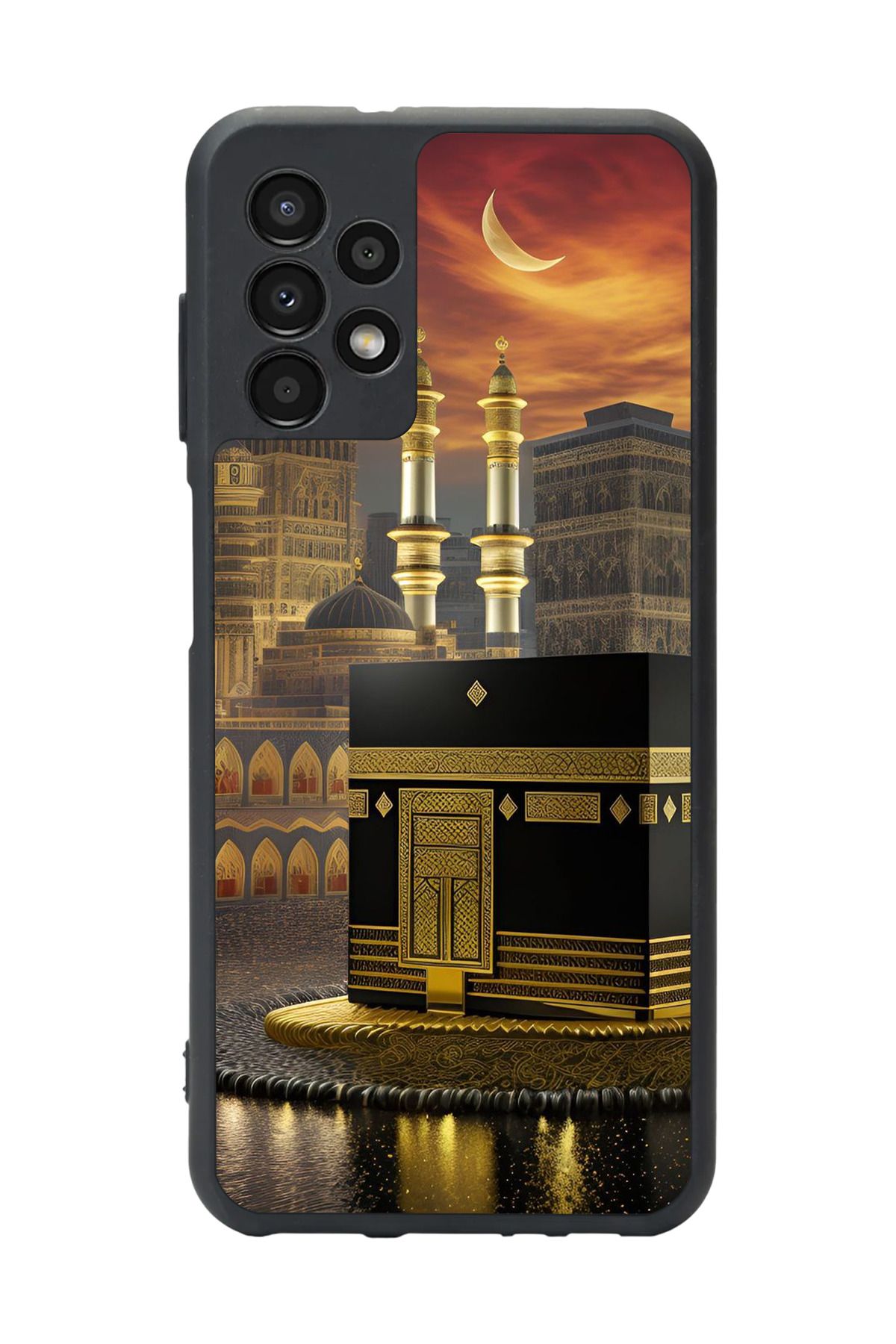 BGAKSESUAR Samsung Galaxy A72 Uyumlu Mat Siyah Kılıf – Yumuşak Silikon, Koruyucu, Şok Emici Kapak